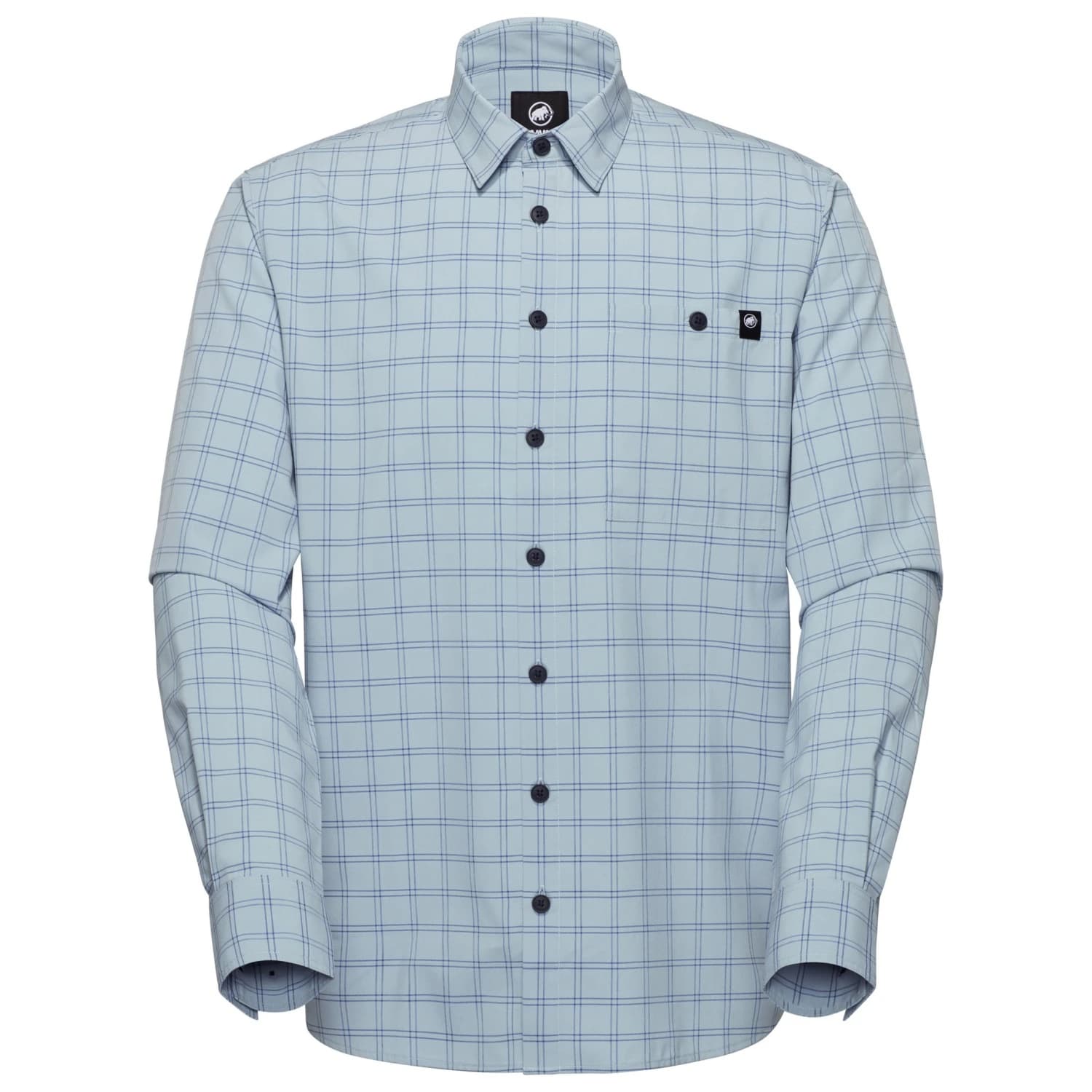 Мъжка риза с копчета Mammut Lenni Longsleeve Shirt - Nebla / Tschiel
