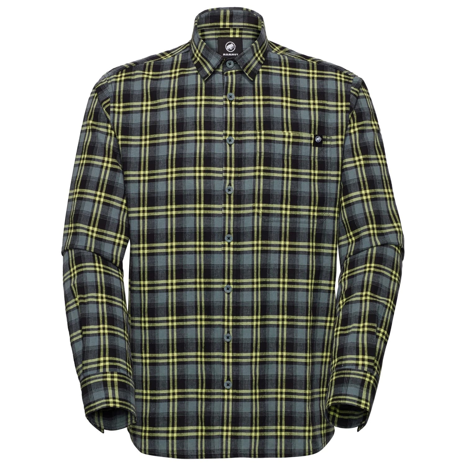 Мъжка риза с копчета Mammut Trovat Summer Longsleeve Shirt - Black / Strata