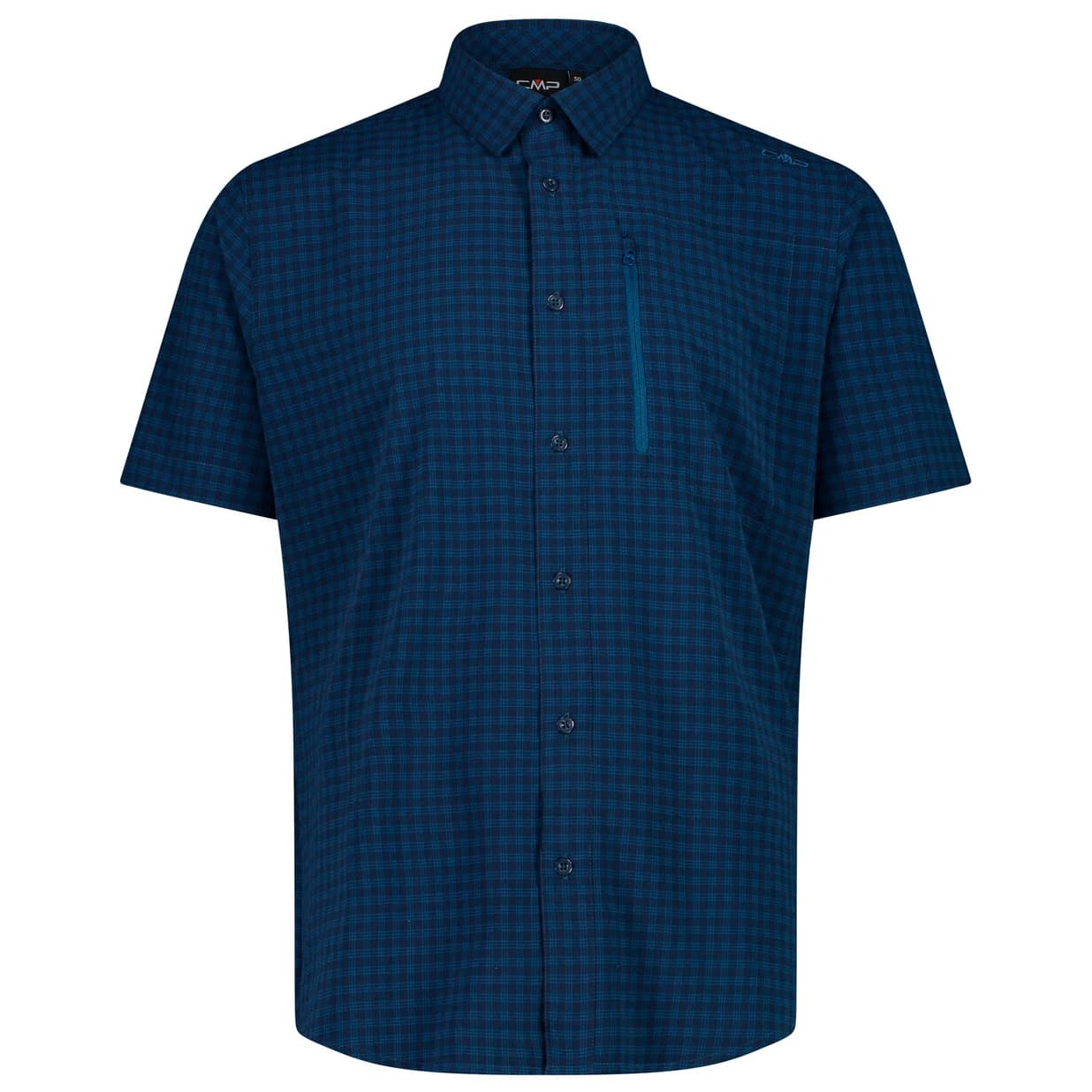 Мъжка риза с копчета CMP Shirt Stretch Shirt - B.Blue / Ocean