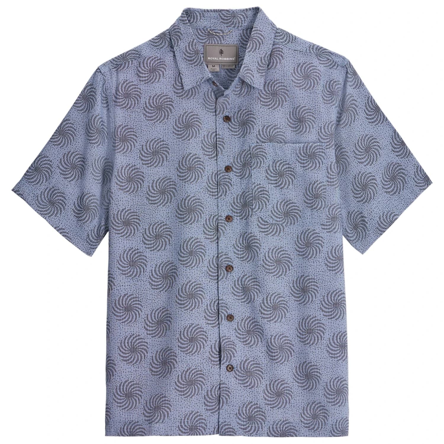 Мъжка риза с копчета Royal Robbins Camino Pucker S/S Shirt - Flint Ray Pt