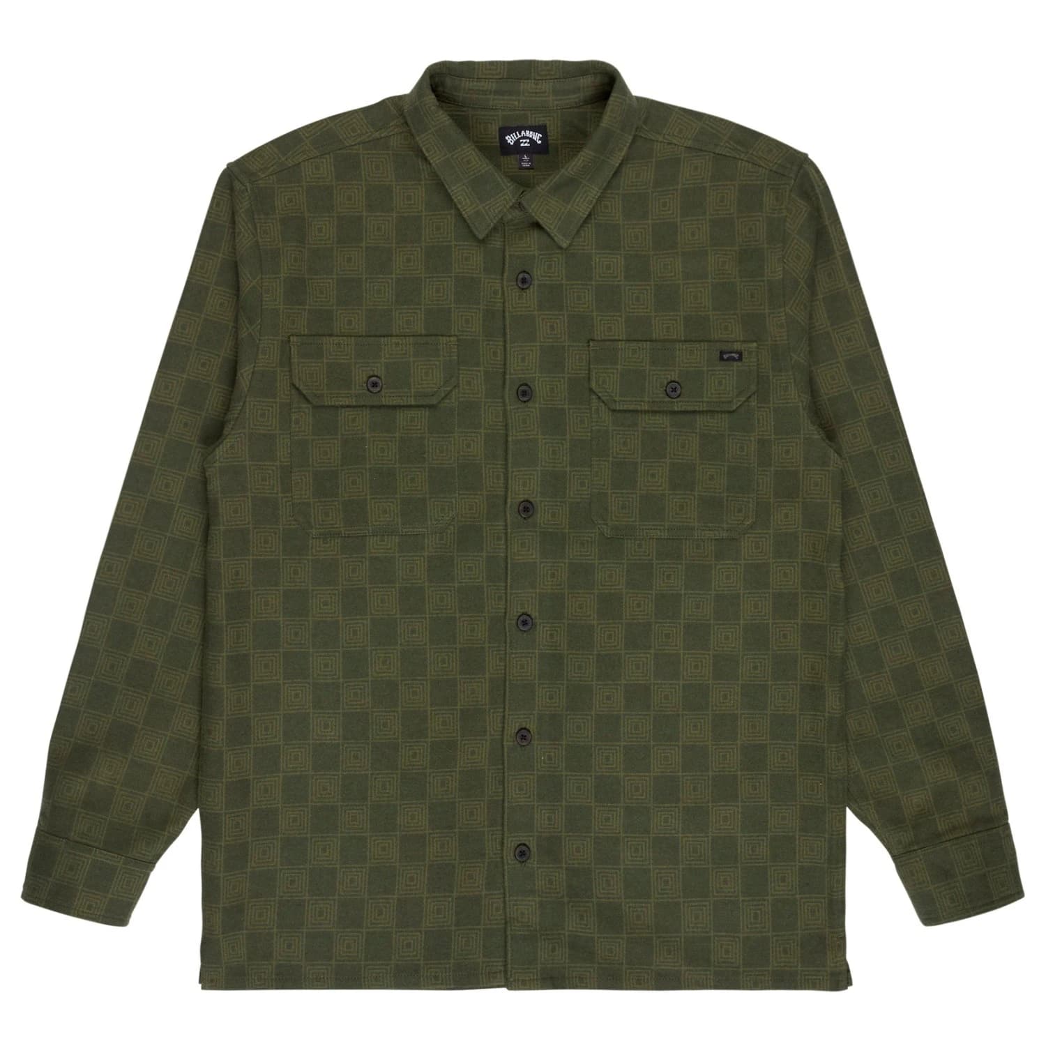 Мъжка риза с копчета Billabong Offshore Jacquard Flannel Shirt - Winter Moss