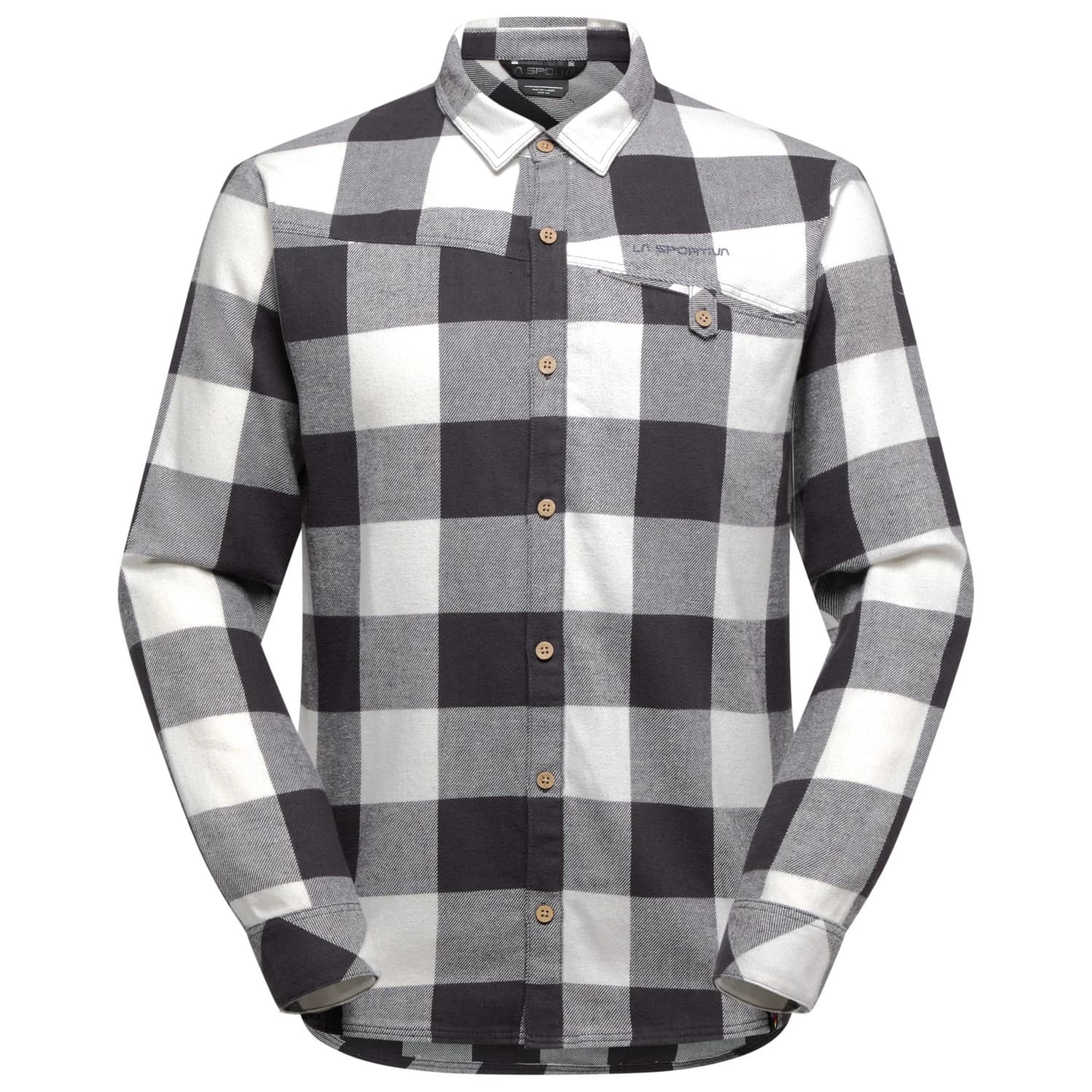 Мъжка риза с копчета La Sportiva Rambler Flannel Shirt - Onyx