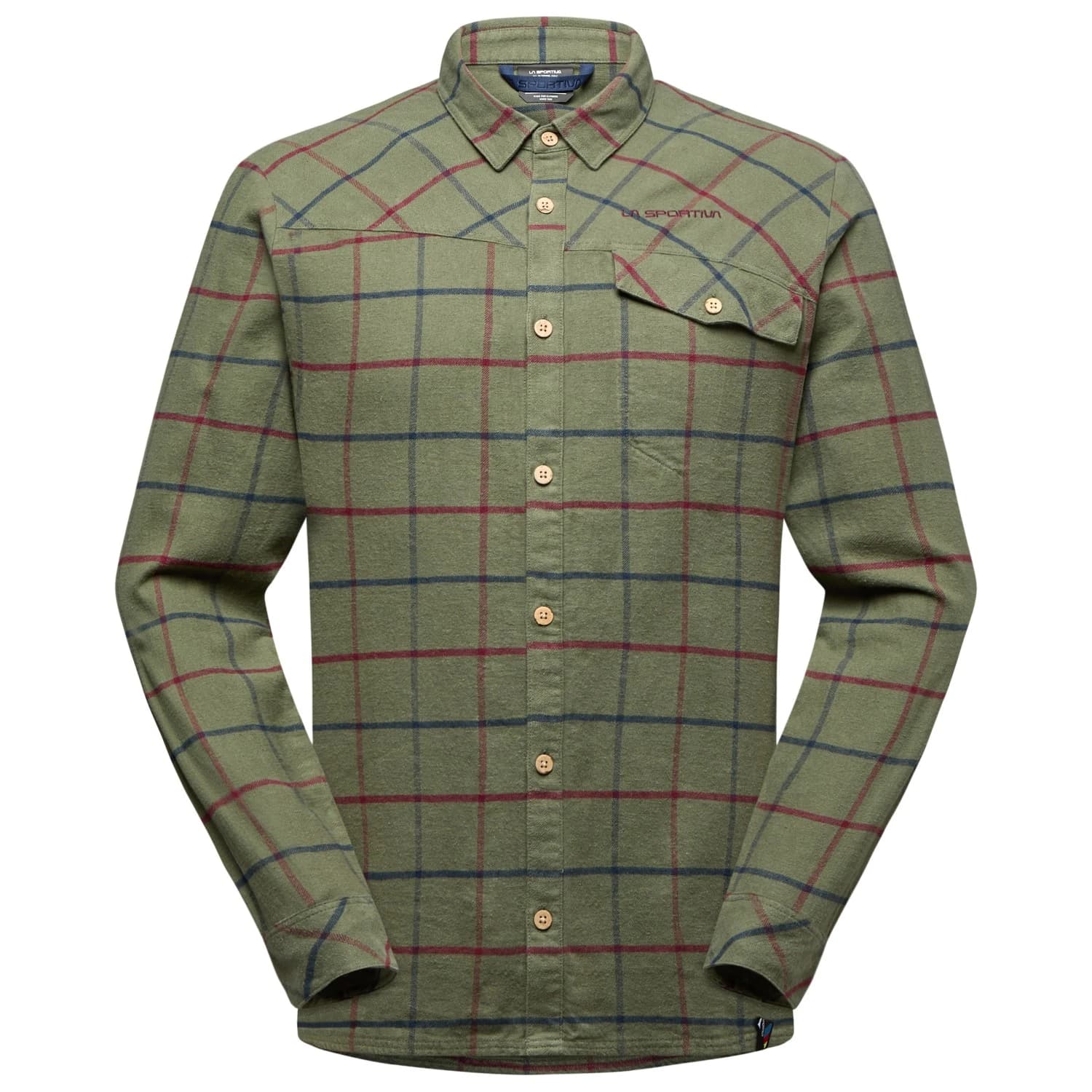 Мъжка риза с копчета La Sportiva Rambler Light Flannel Shirt - Cypress / Night Sky