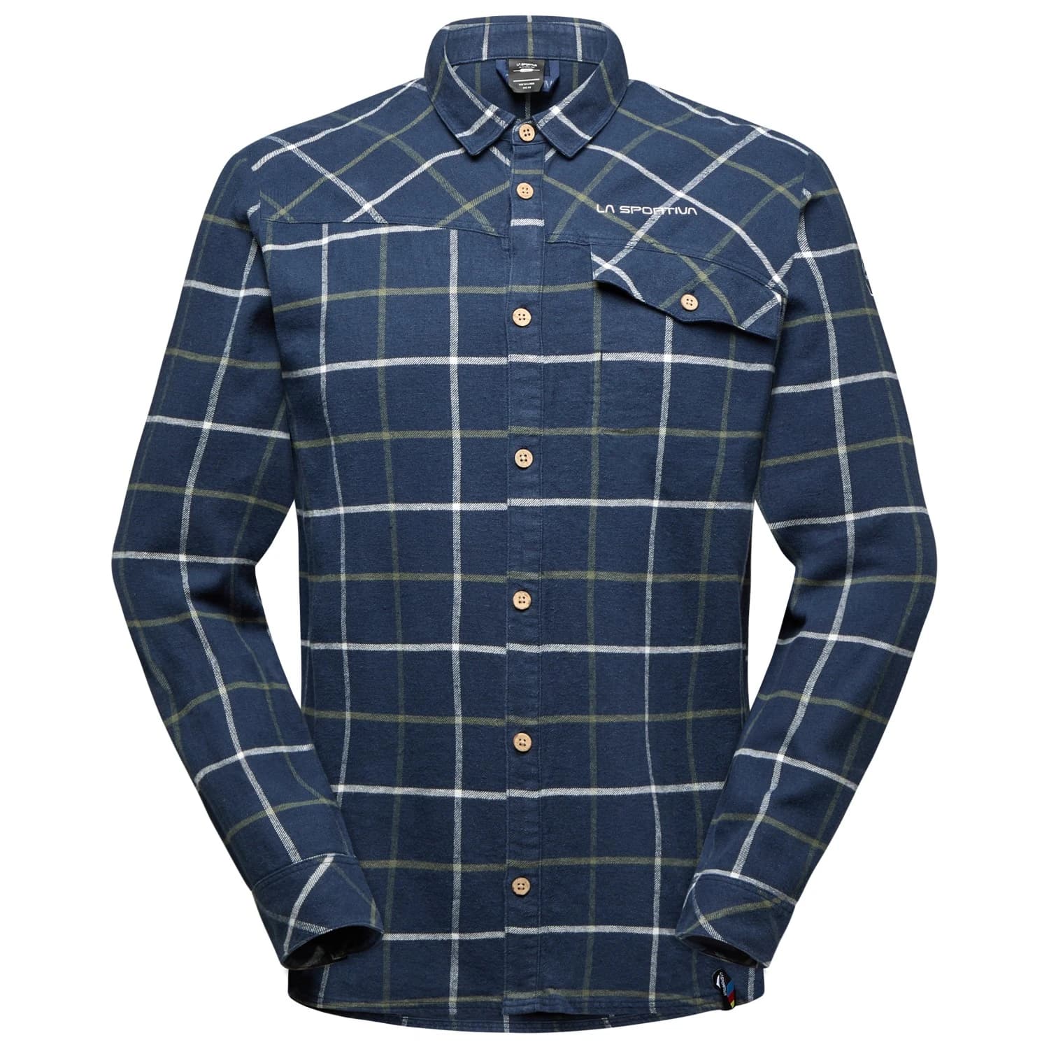 Мъжка риза с копчета La Sportiva Rambler Light Flannel Shirt - Night Sky / Chalk