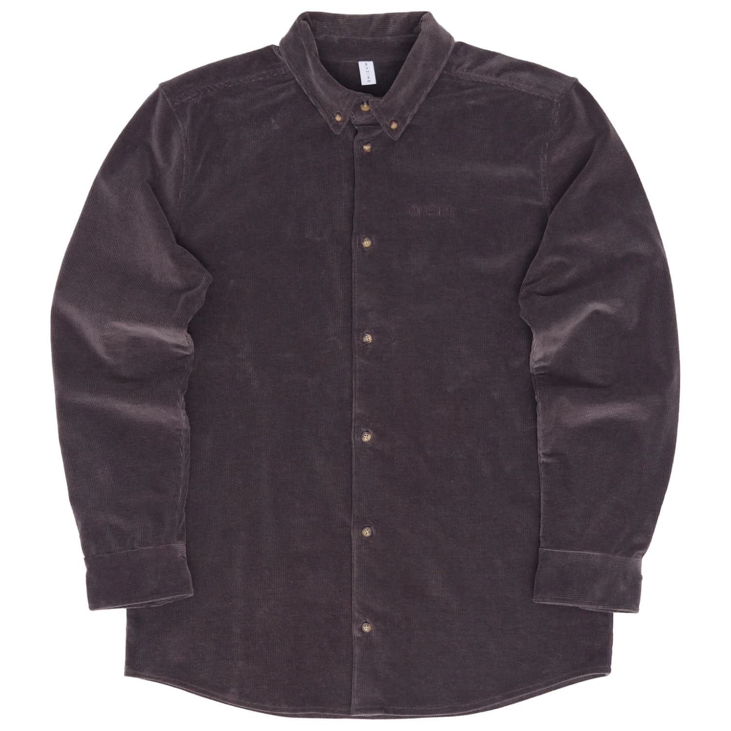 Мъжка риза с копчета Mazine Corduroy Shirt - Eggplant