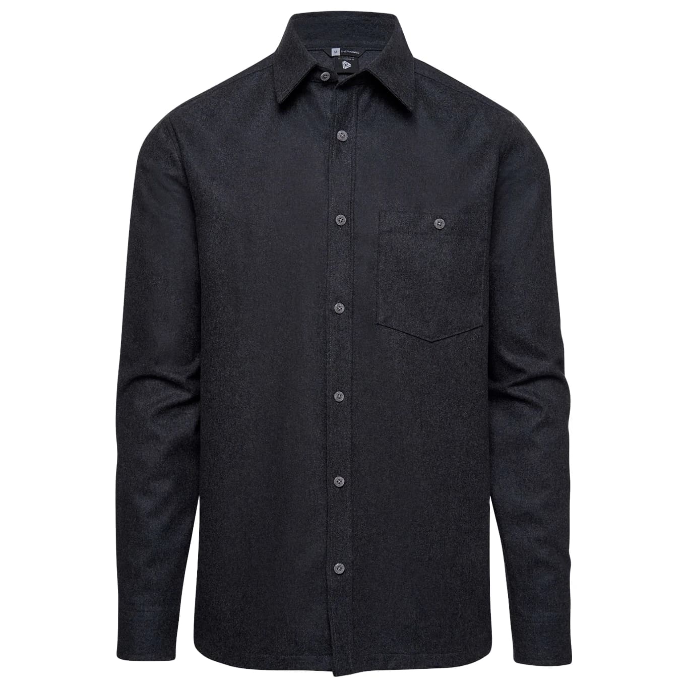 Мъжка риза с копчета Thermowave Wool Long Sleeve Shirt - Dark Grey