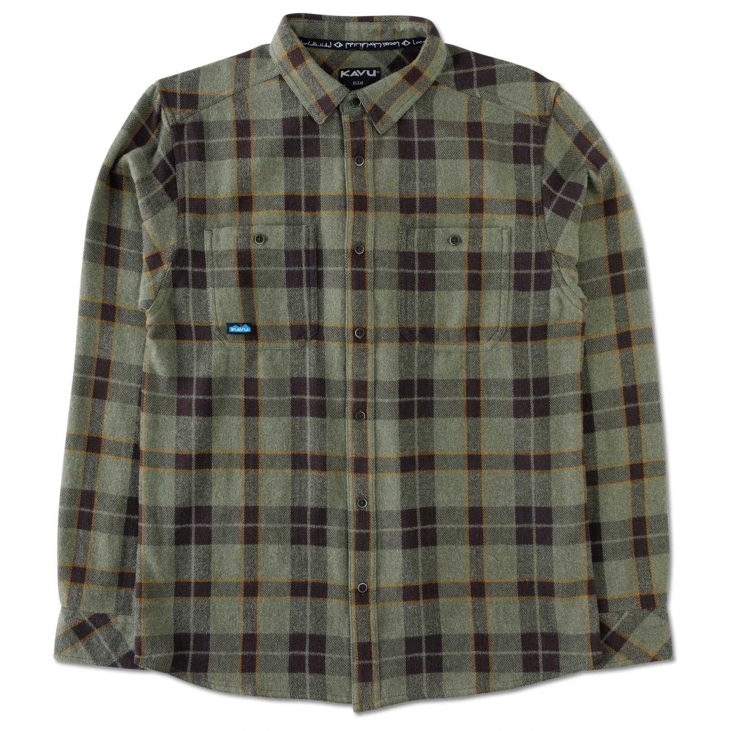 Риза с копчета KAVU Big Joe Shirt - Green Ravine