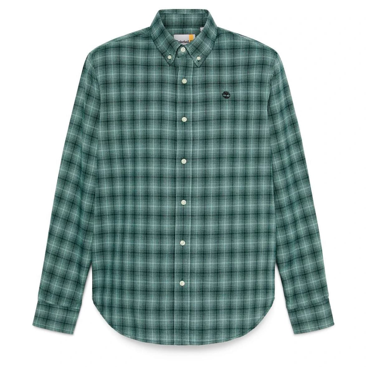 Мъжка риза с копчета Timberland Solucell Plaid Shirt - Green Gables Yd