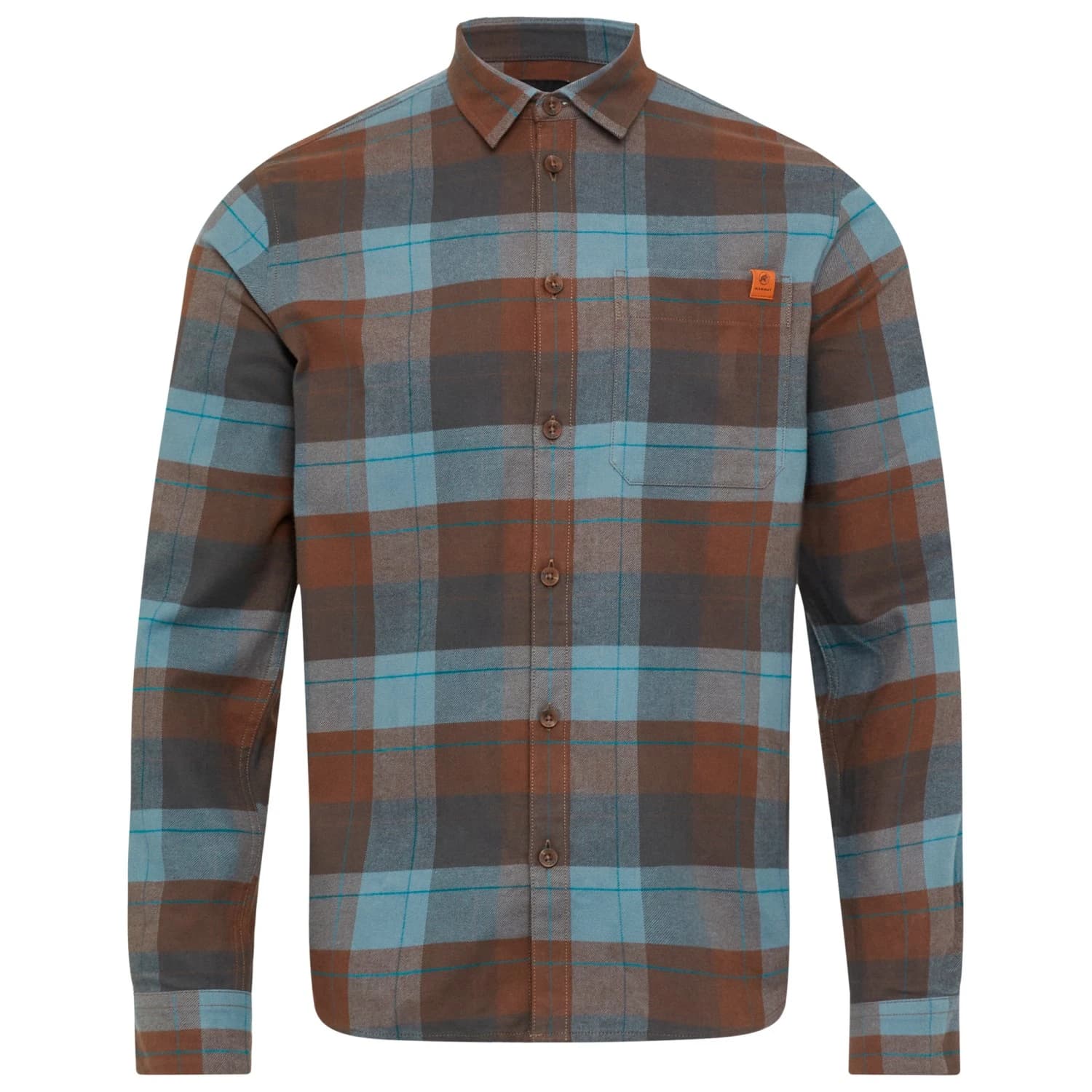 Мъжка риза с копчета Mammut Trovat Longsleeve Shirt - Gabbro / Strata