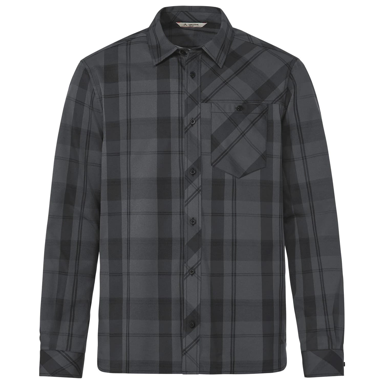 Мъжка риза с копчета Vaude Neshan L/S Shirt IV Shirt - Graphite