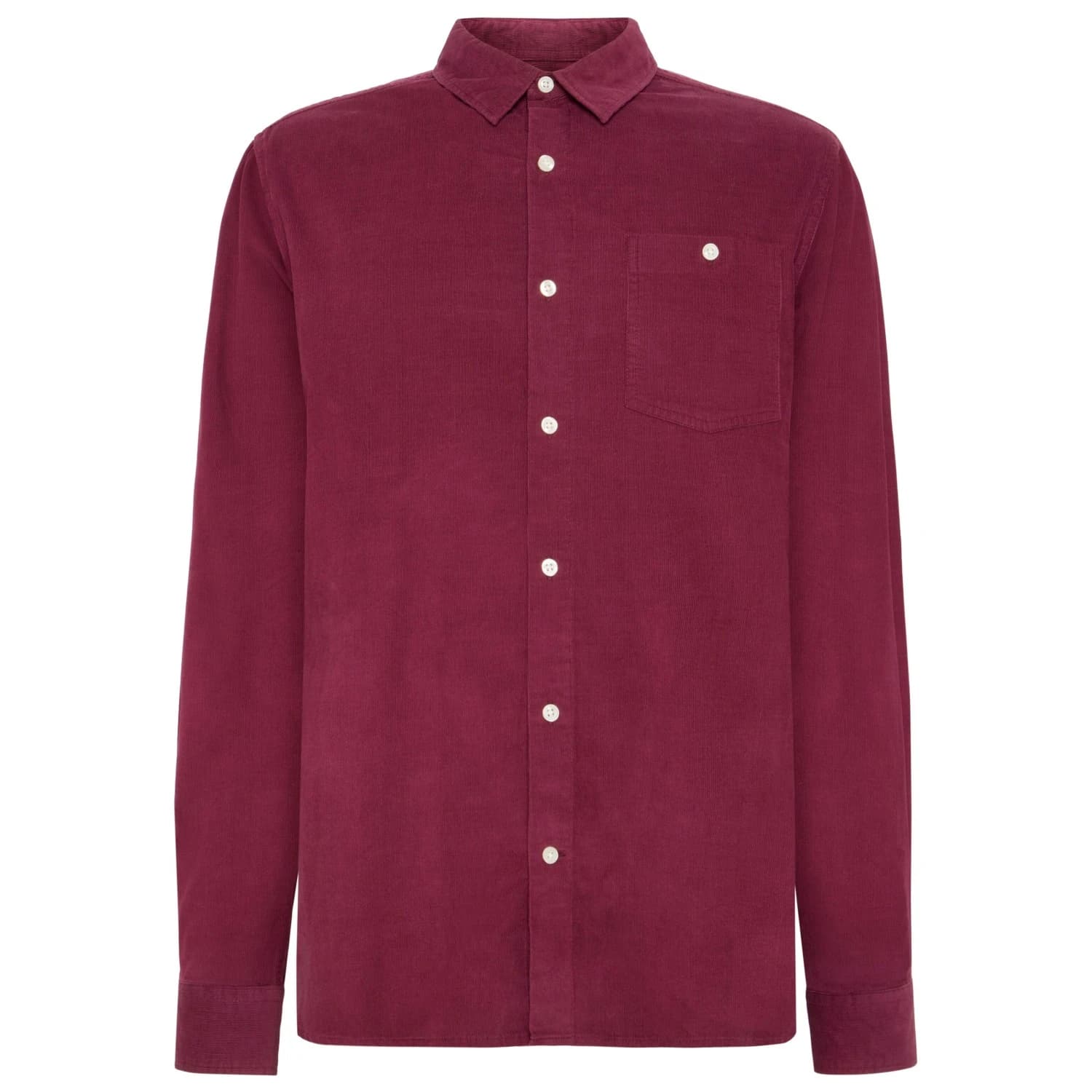 Мъжка риза с копчета Knowledgecotton apparel Regular 26-Wales Corduroy Shirt - Fig