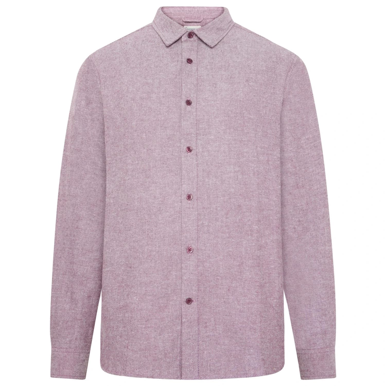 Мъжка риза с копчета Knowledgecotton apparel Regular Fit Heavy Twill Flannel Shirt - Fig