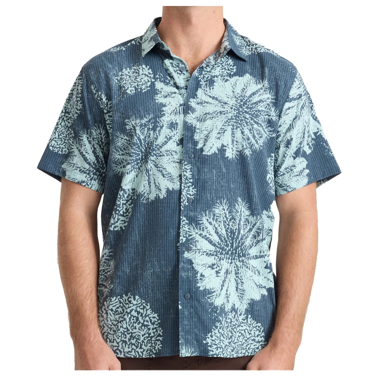 Мъжка риза с копчета Roark Bless Up Shirt - Navy Pukpulko