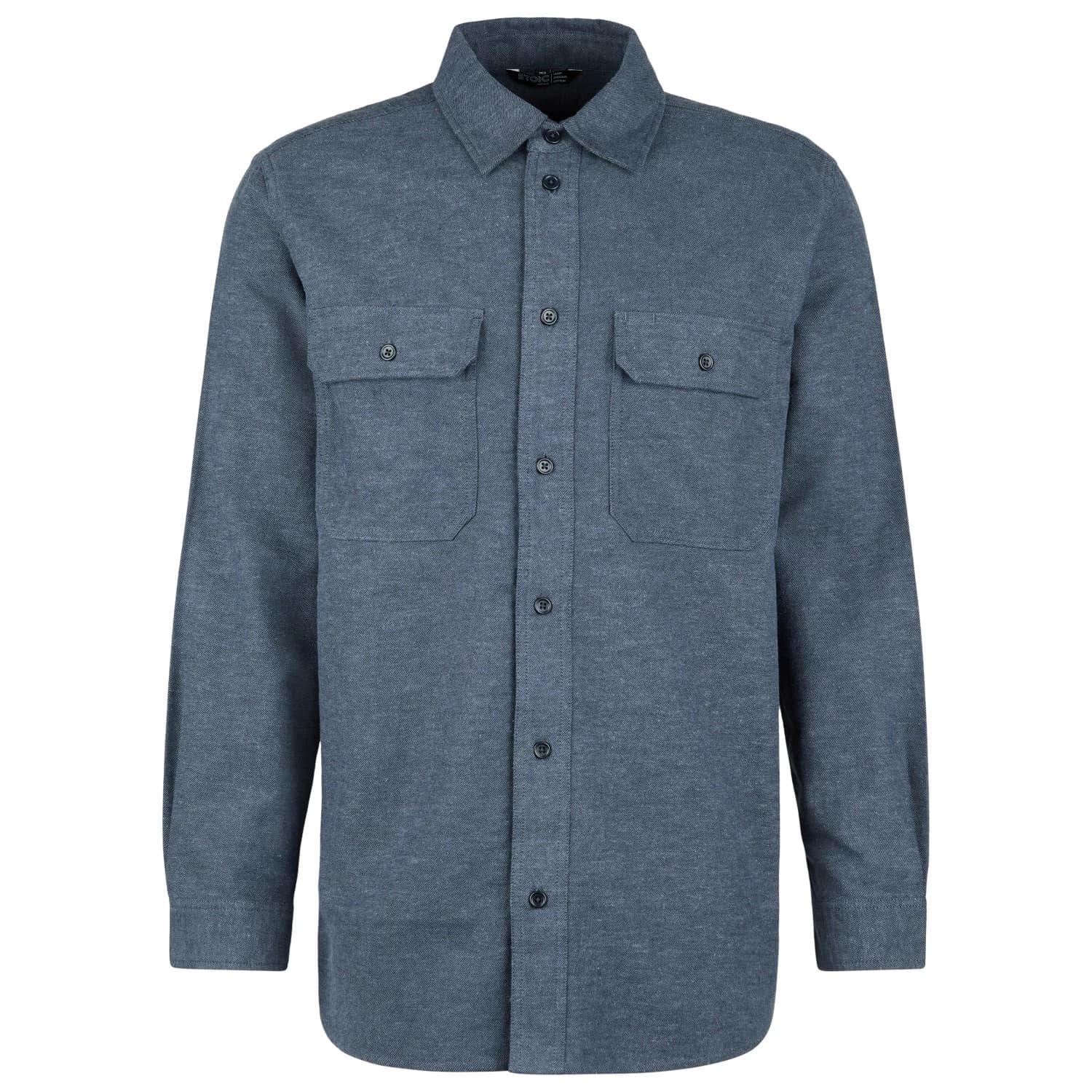 Мъжка риза с копчета Stoic MMXX. Sundsvall Shirt - Dark Navy / Melange