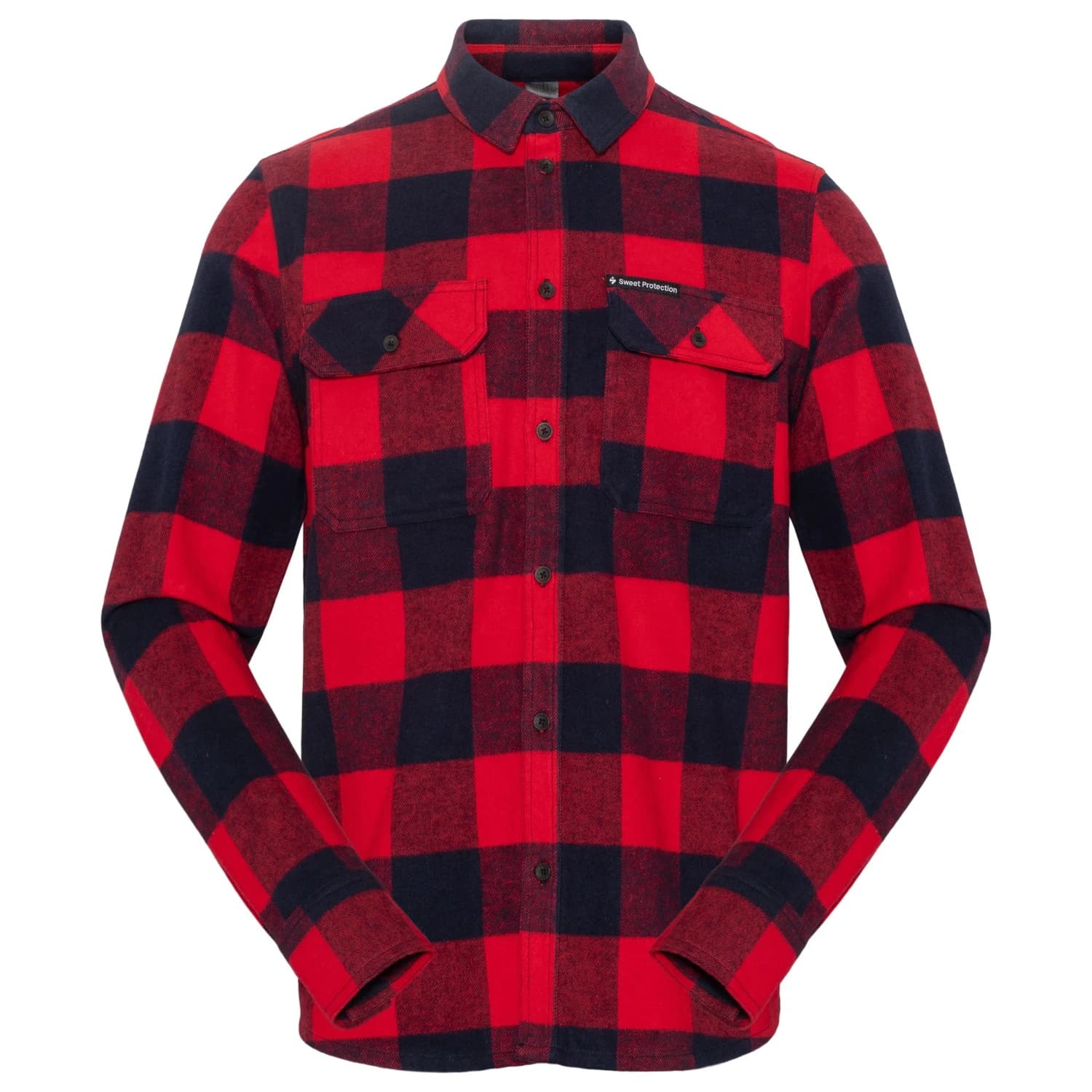 Мъжка риза с копчета Sweet protection Forester Flannel Shirt - Check Red
