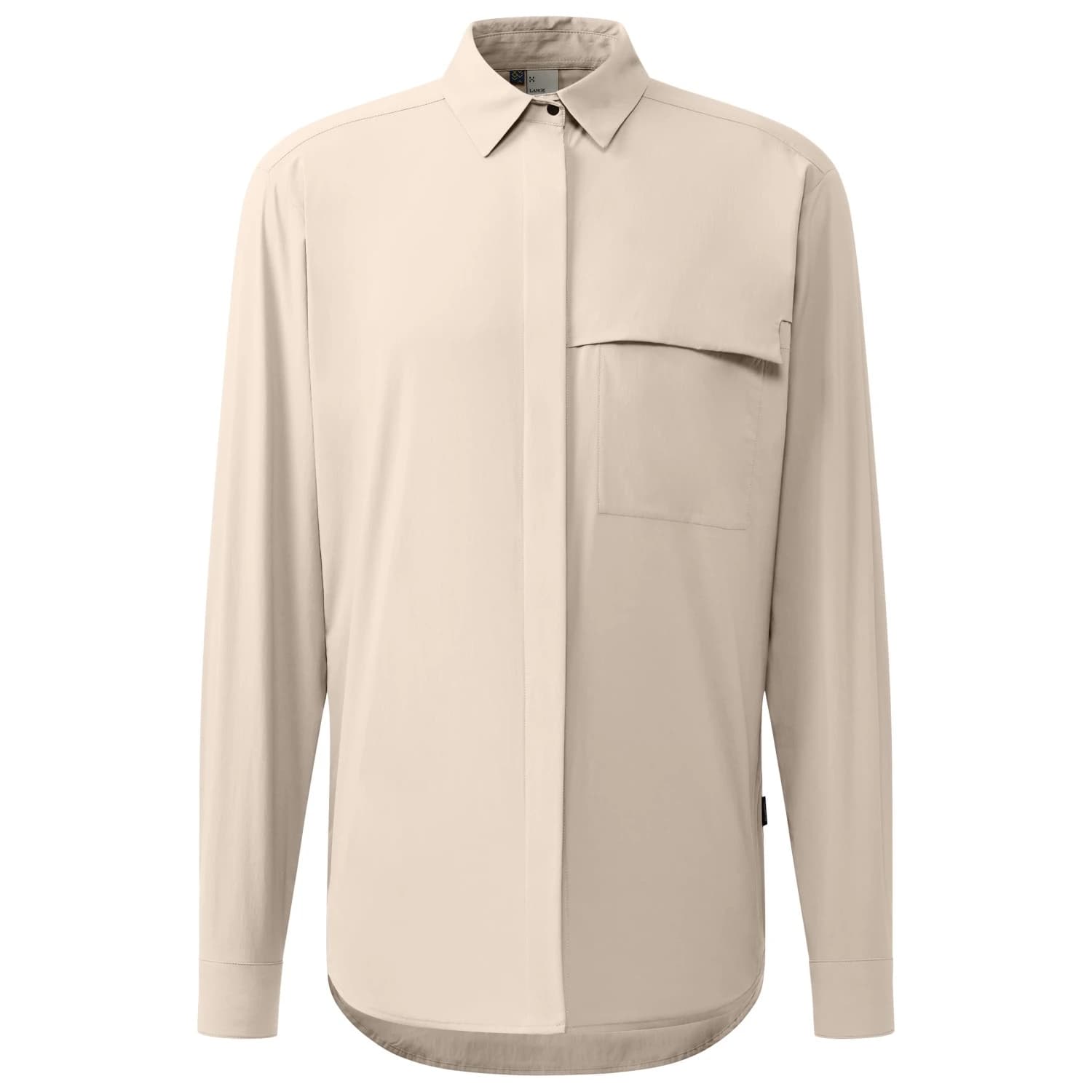 Мъжка риза с копчета Haglöfs Salo Shirt II Shirt - Chalk Beige