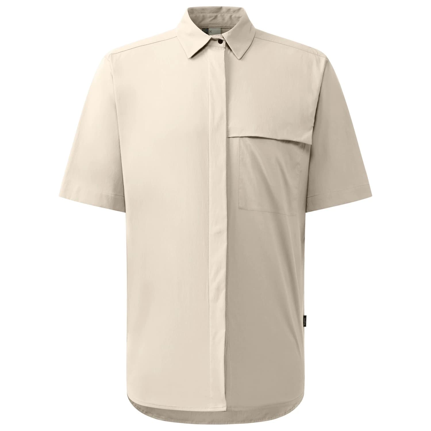Мъжка риза с копчета Haglöfs Salo Shirt S/S II Shirt - Chalk Beige
