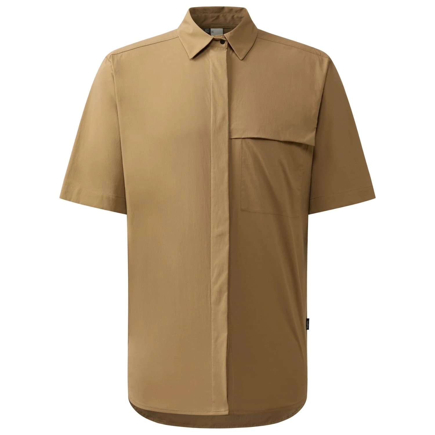 Мъжка риза с копчета Haglöfs Salo Shirt S/S II Shirt - Oak Brown