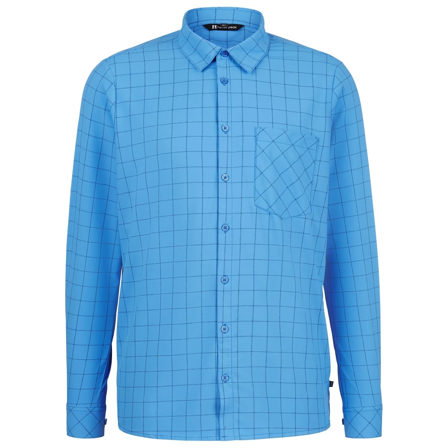 Мъжка риза с копчета Heber Peak WillowHe. Trekking Shirt L/S Shirt - Sailing Blue / Dark Night Blue