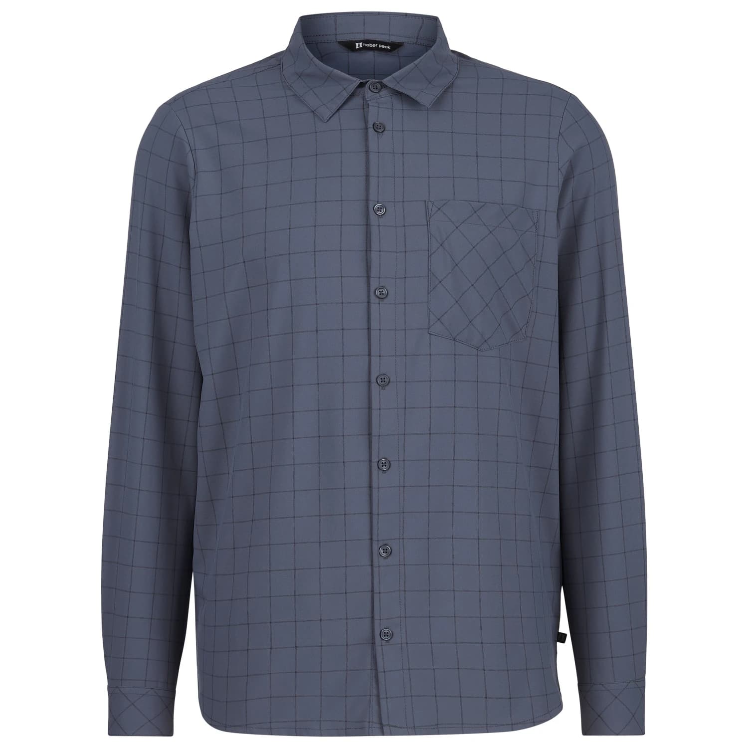 Мъжка риза с копчета Heber Peak WillowHe. Trekking Shirt L/S Shirt - Smoke / Black