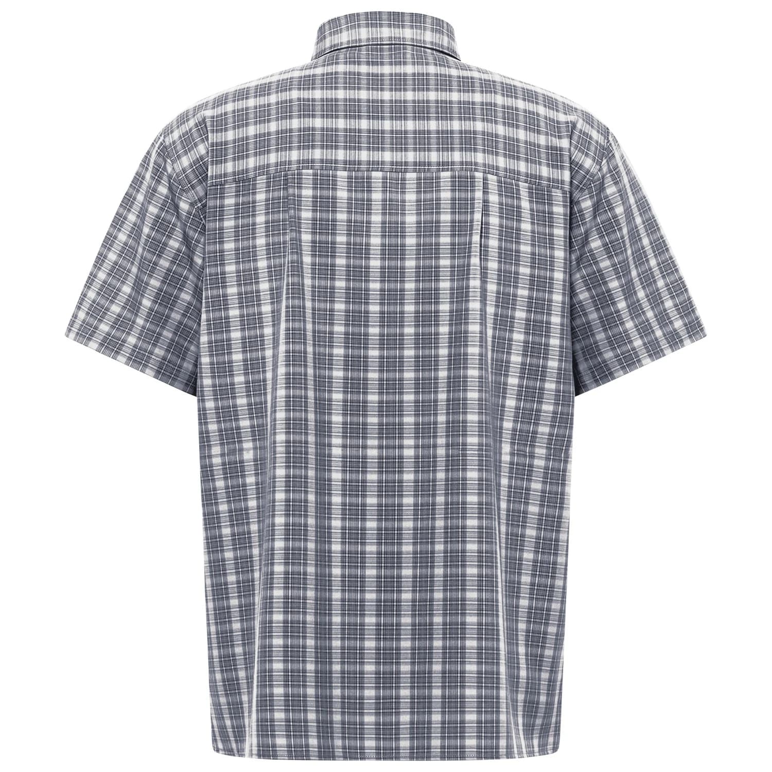 Мъжка риза с копчета Jack wolfskin Meseta Shirt - Check Stark White