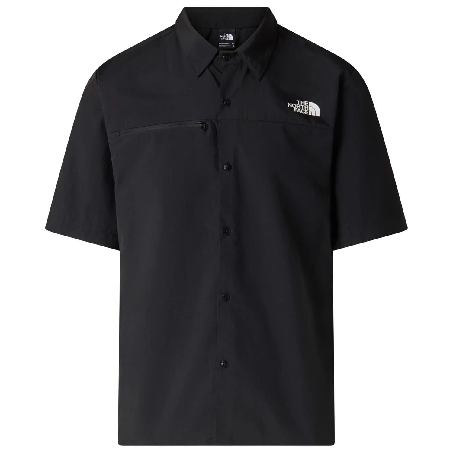 Мъжка риза с копчета The North Face Packable Short Sleeve Shirt - Black