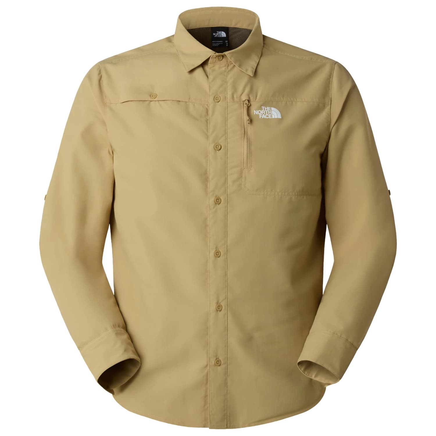 Мъжка риза с копчета The North Face Sequoia Long Sleeve Shirt - Khaki Stone