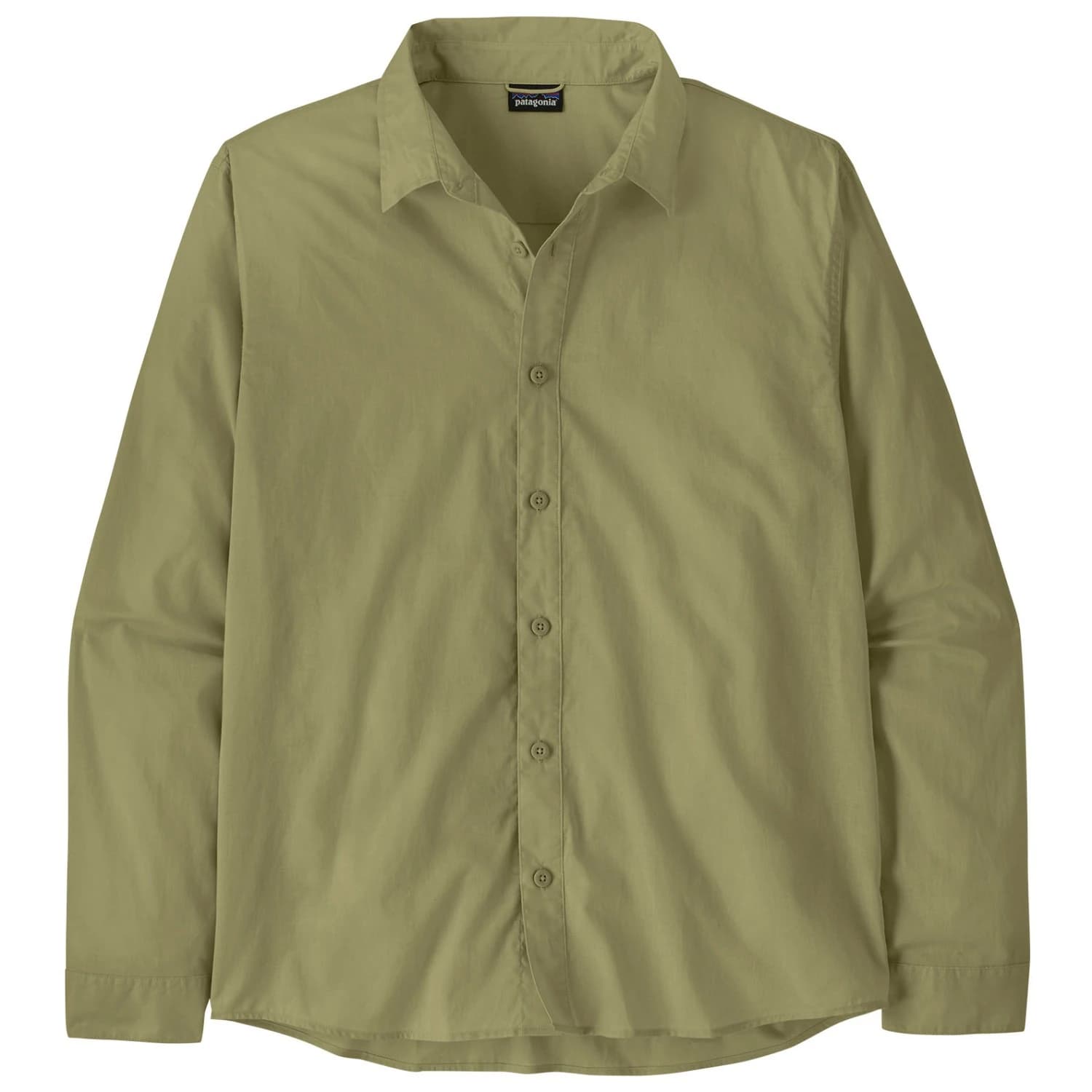 Мъжка риза с копчета Patagonia L/S Sunrise Stream Shirt - Gumtree Green