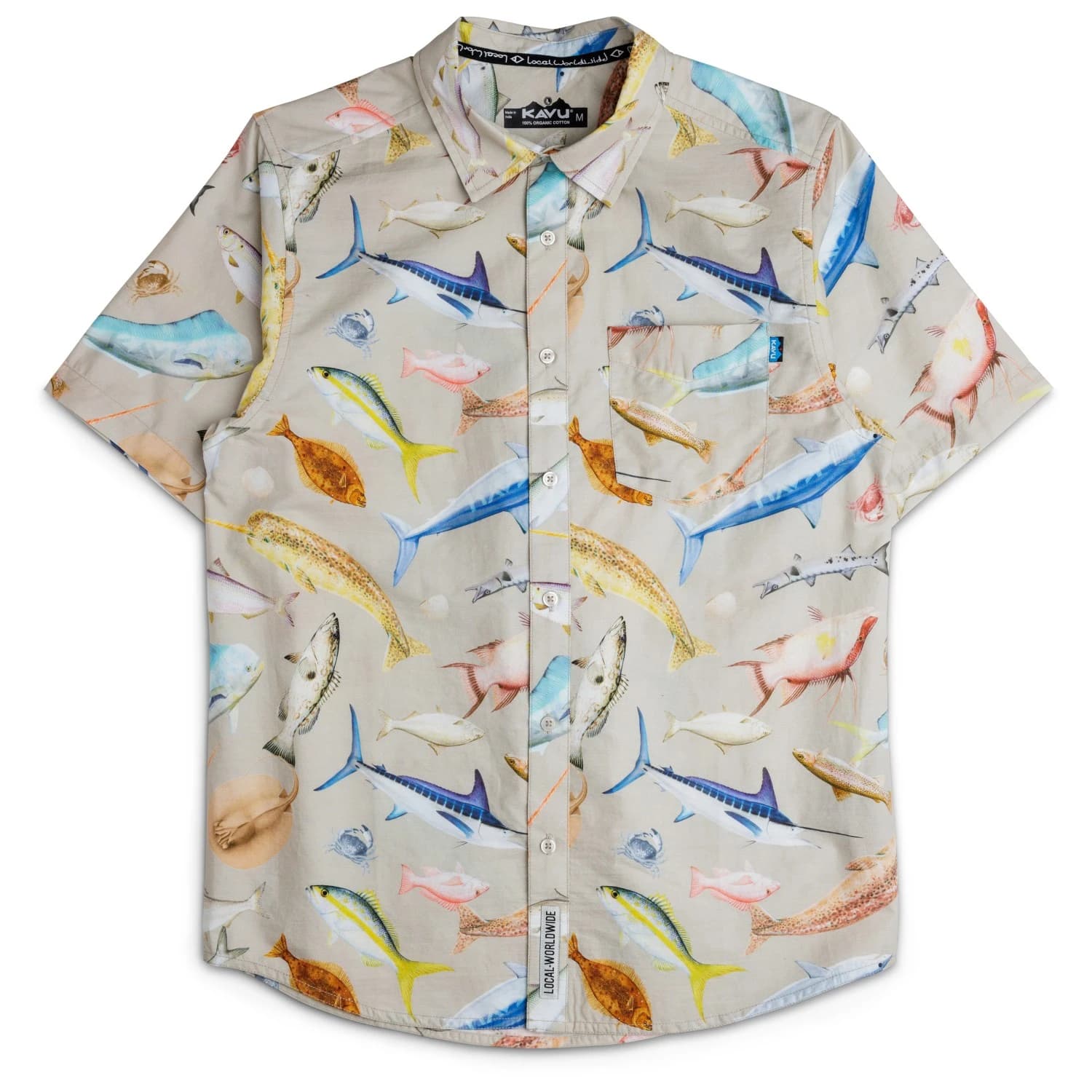 Мъжка риза с копчета KAVU Festaruski Shirt - Gulf Fish
