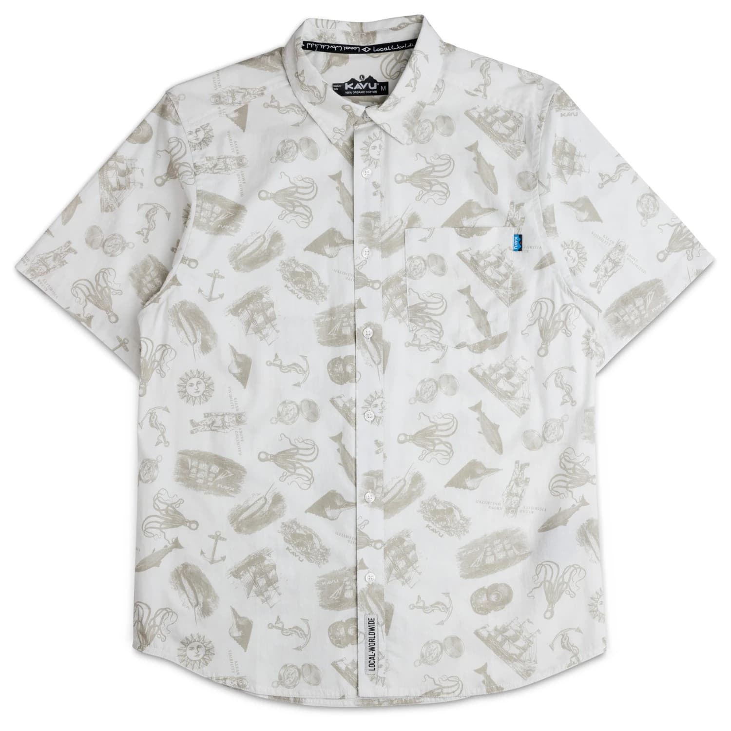 Мъжка риза с копчета KAVU Festaruski Shirt - Naturally Lost At Sea