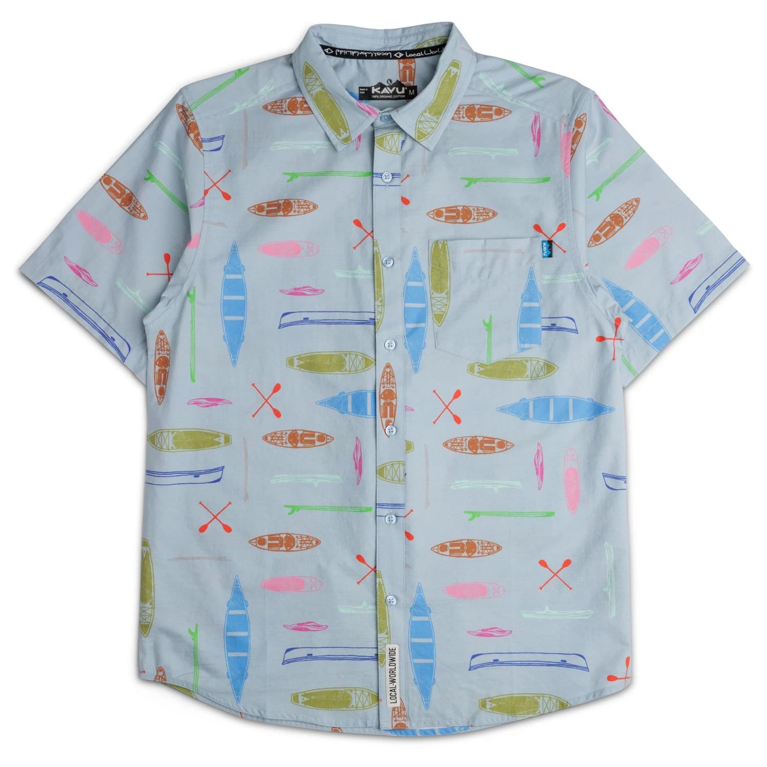 Мъжка риза с копчета KAVU Festaruski Shirt - Paddle By