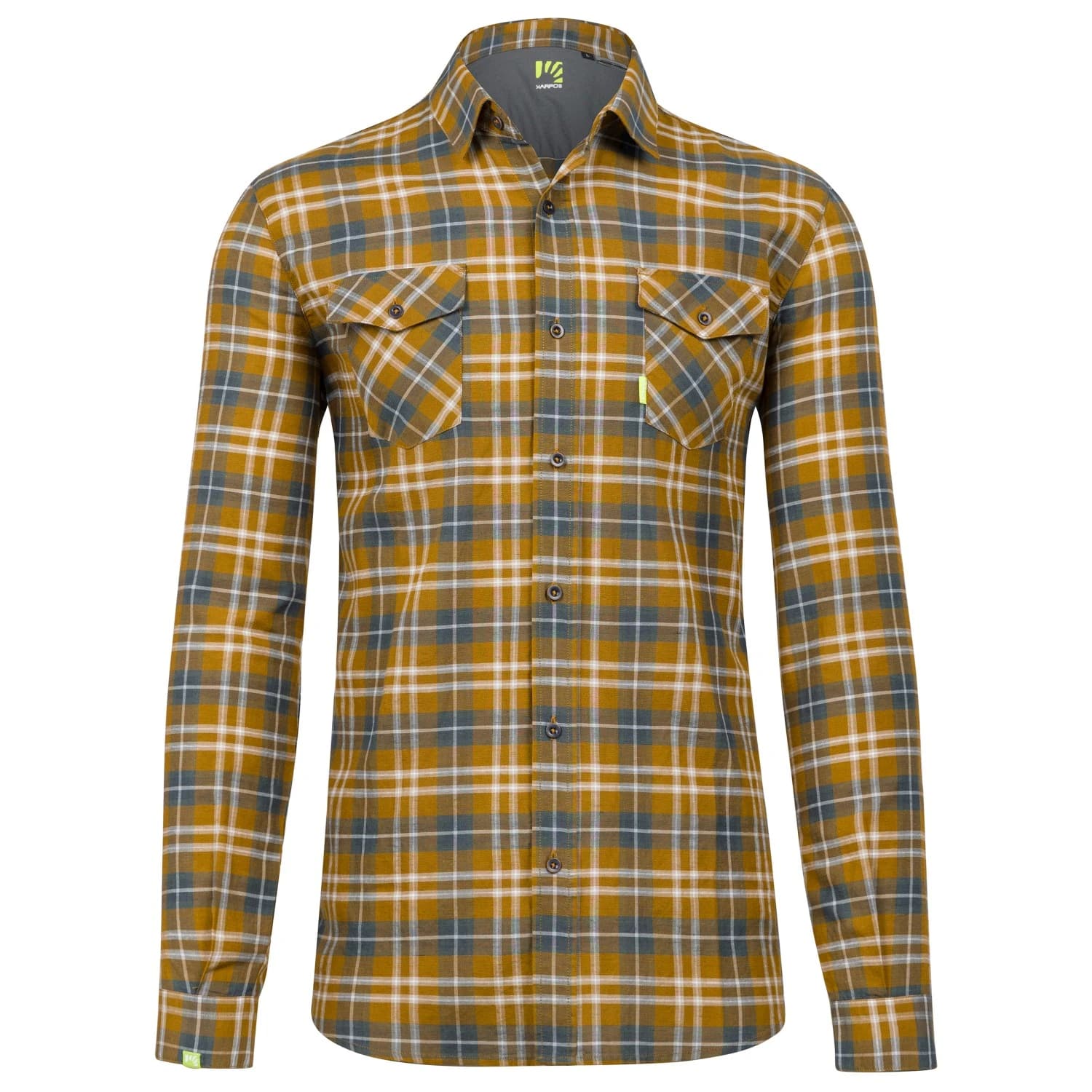Мъжка риза с копчета Karpos Furetto Shirt - Bronze / Woodl.Gray