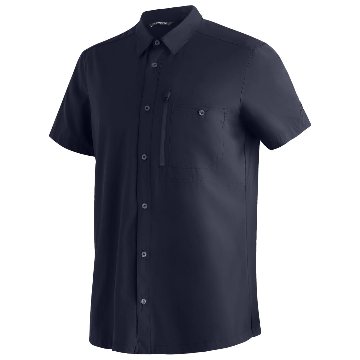 Мъжка риза с копчета Maier Sports Magos S/S Shirt - Night Sky