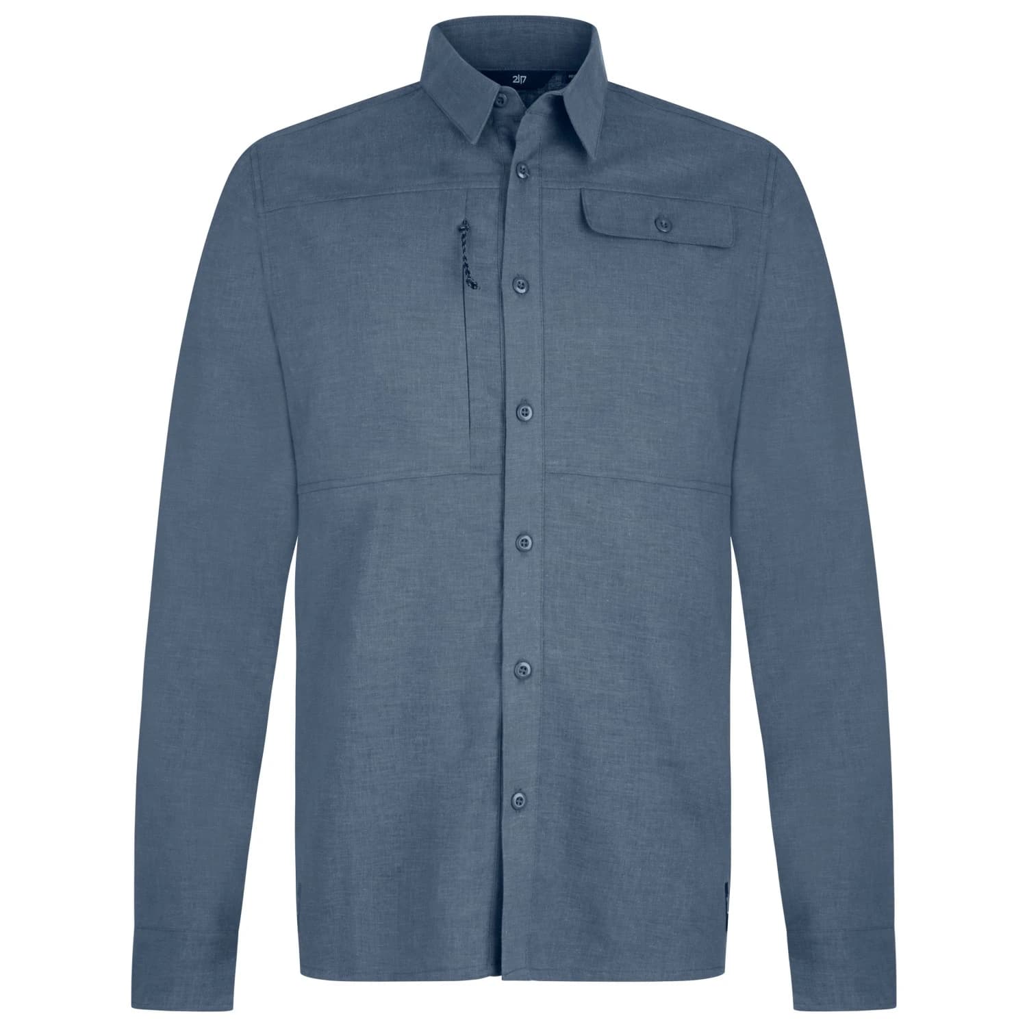 Мъжка риза с копчета 2117 of Sweden Nilivaara Hemp Shirt - Navy