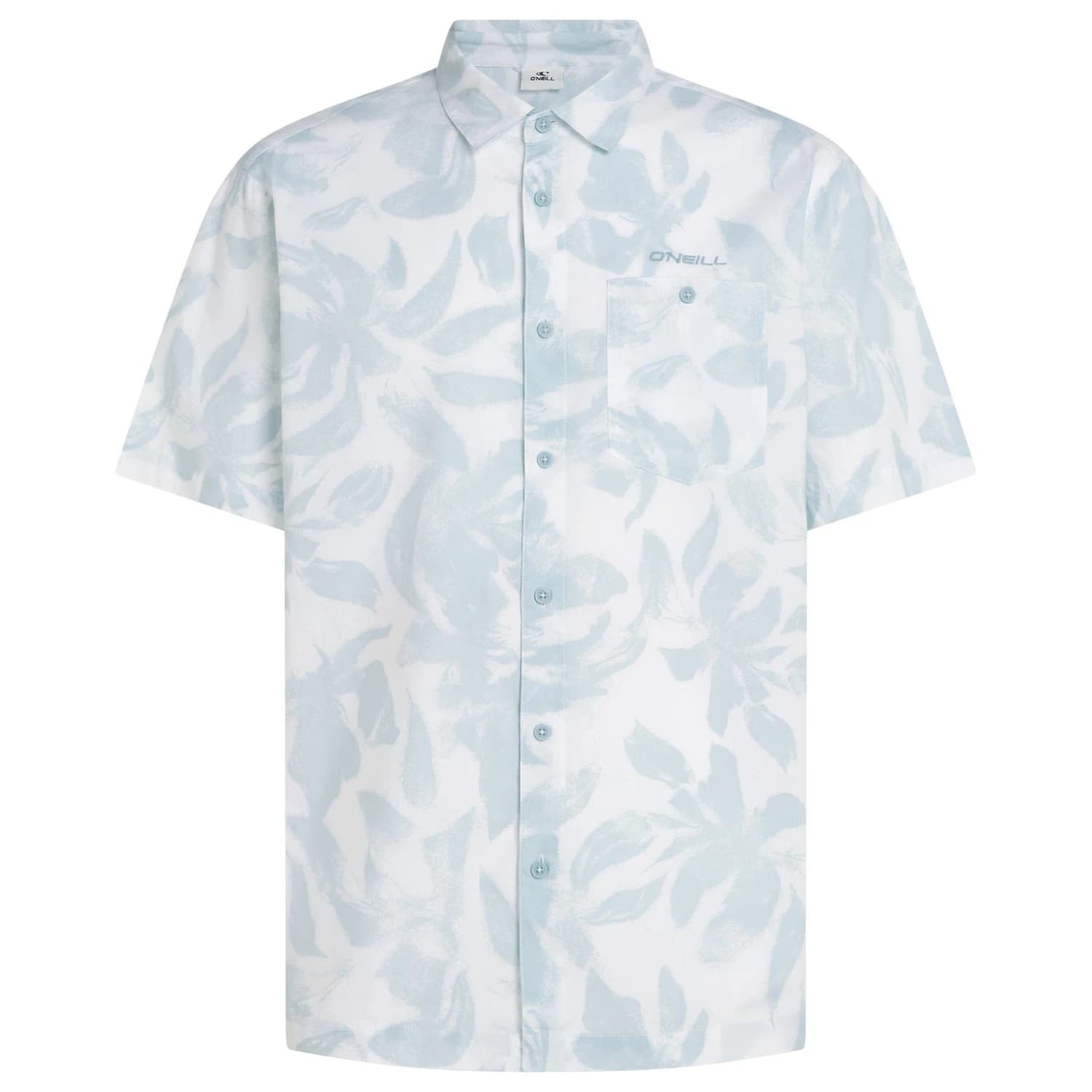 Мъжка риза с копчета O'Neill Print Shirt - White Spray Flower