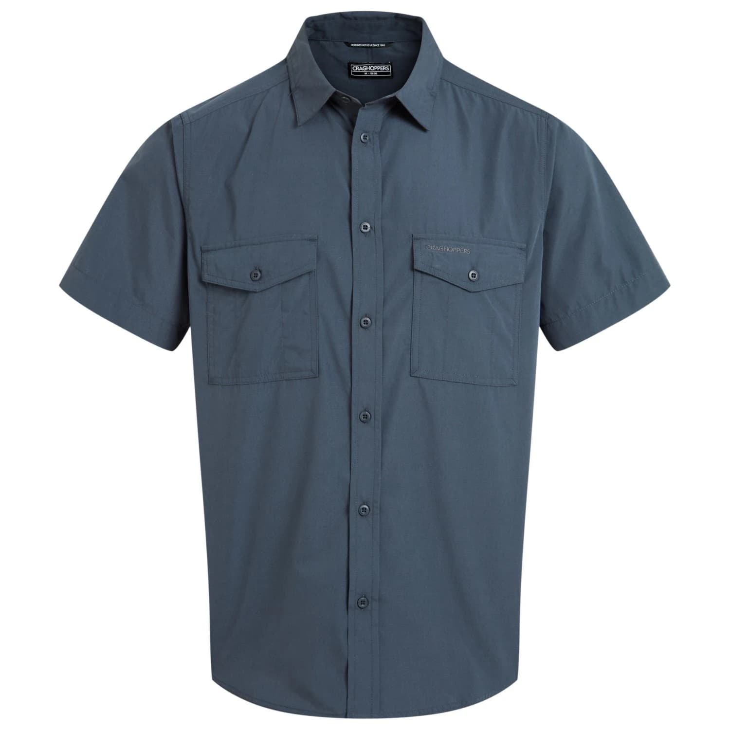 Мъжка риза с копчета Craghoppers Kiwi II S/S Shirt - Ombre Blue