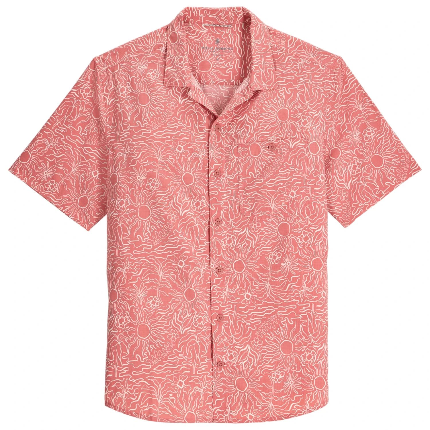 Мъжка риза с копчета Royal Robbins Salathe Sun Shirt S/S Shirt - Dusty Cedar Solar Pt