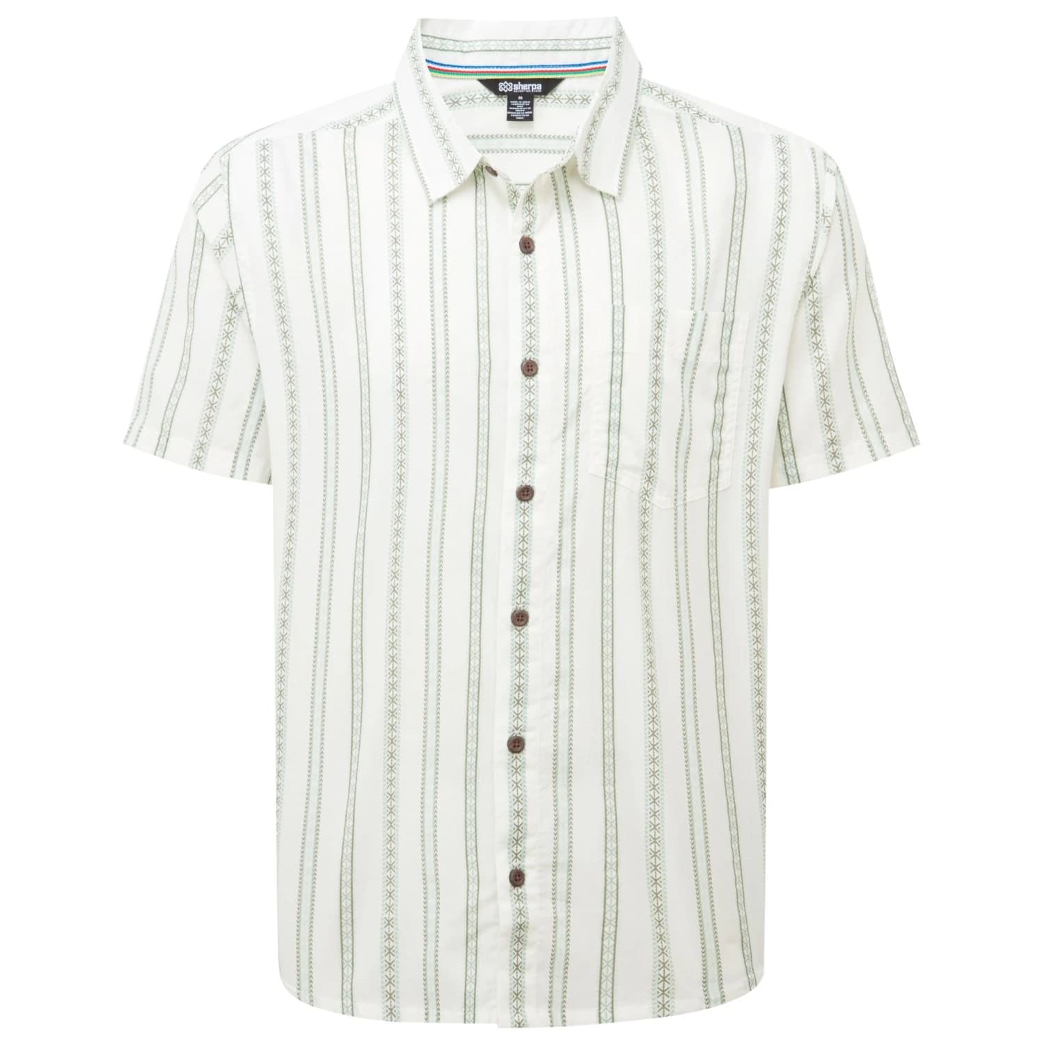 Мъжка риза с копчета Sherpa Rupa S/S Shirt - Peetho