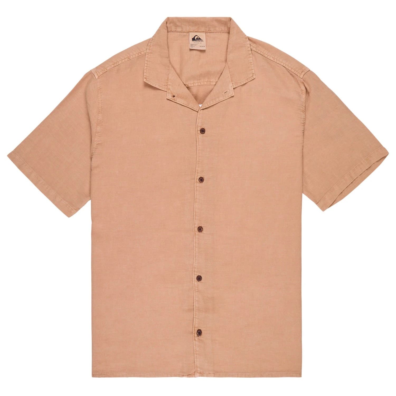 Мъжка риза с копчета Quiksilver Sunrise S/S Shirt - Tobacco Brown