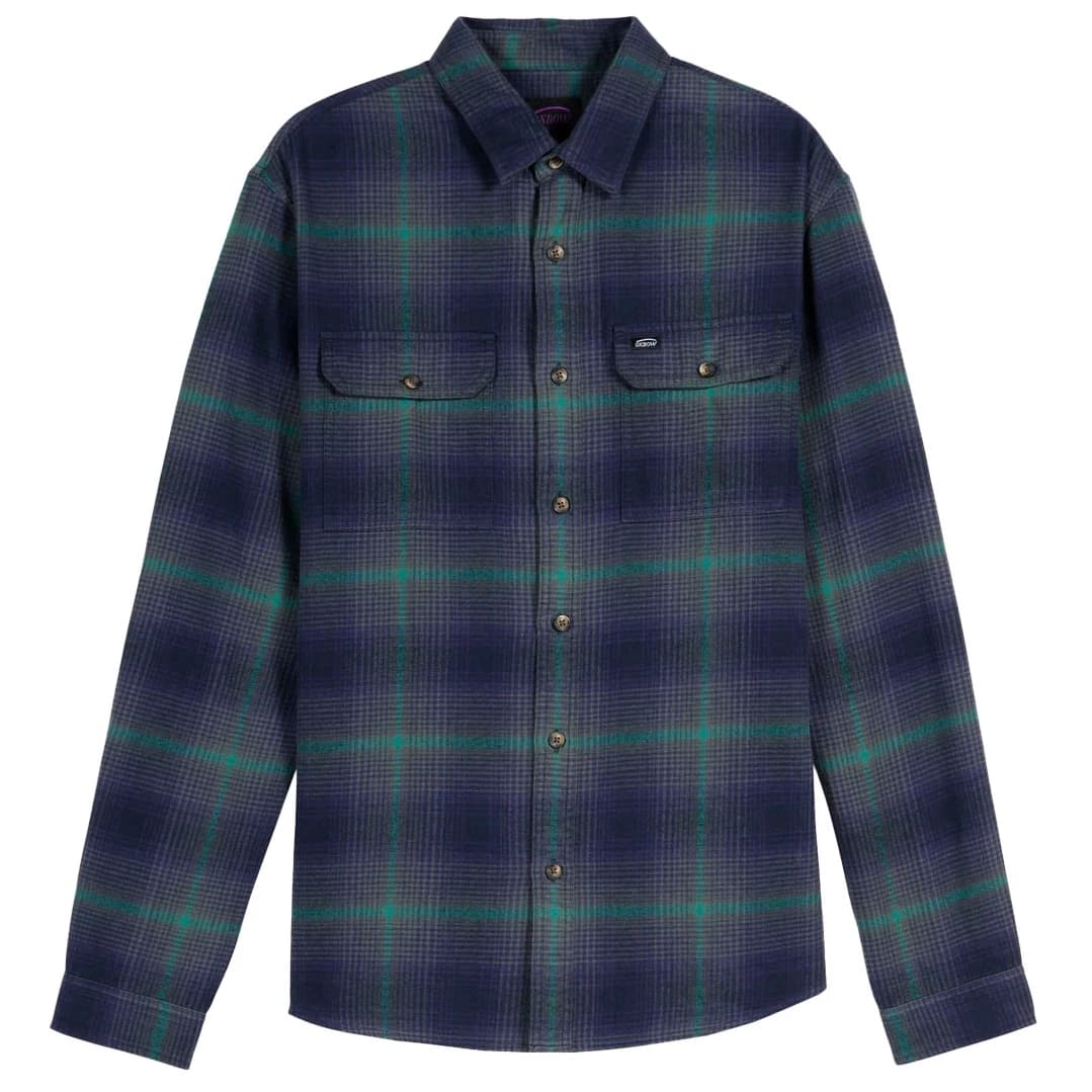 Риза с копчета Oxbow Cliff Long Sleeves Shirt - Deep Marine