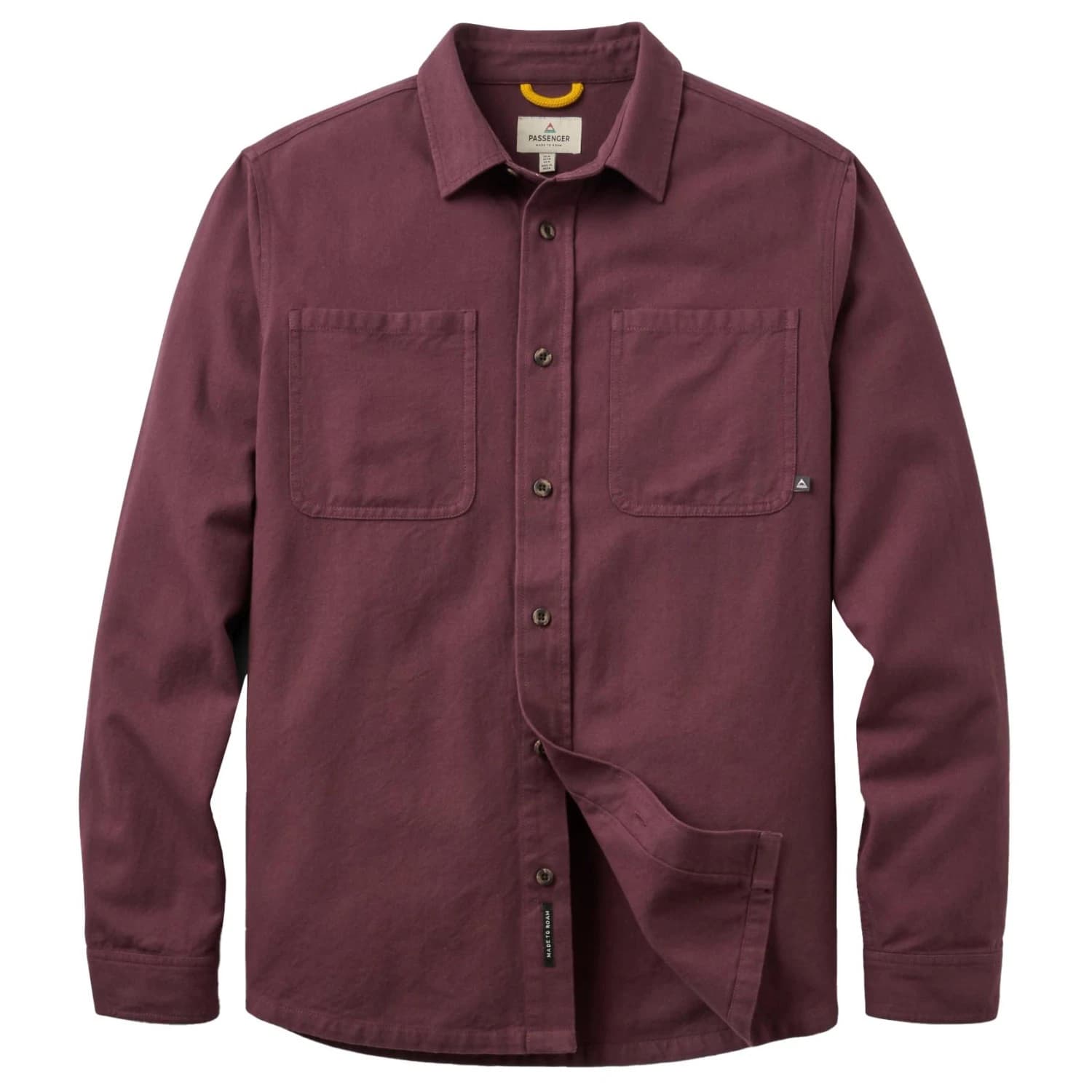 Риза с копчета Passenger Backcountry Flannel Shirt - Dark Denim