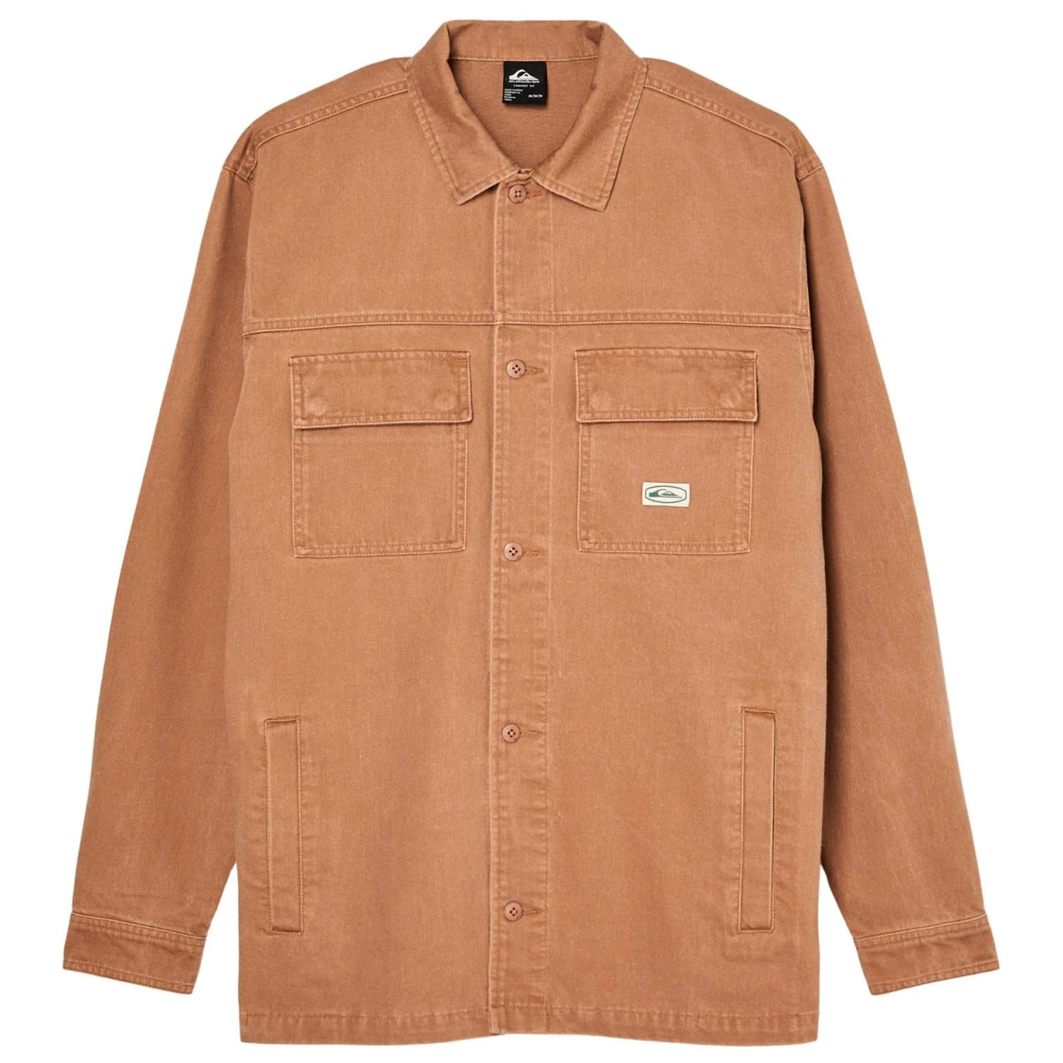 Риза с копчета Quiksilver Mohab Washed Twill L/S Shirt - Rawhide