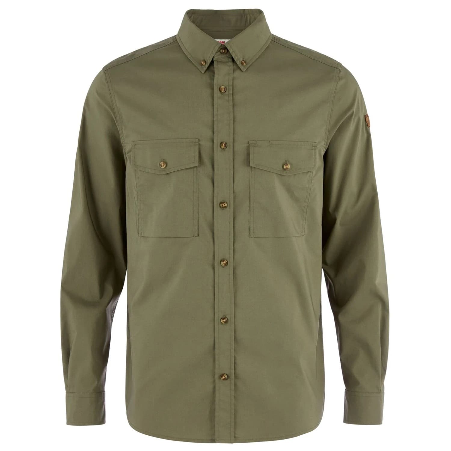 Мъжка риза с копчета Fjällräven Övik G-1000 Shirt L/S Shirt - Laurel Green