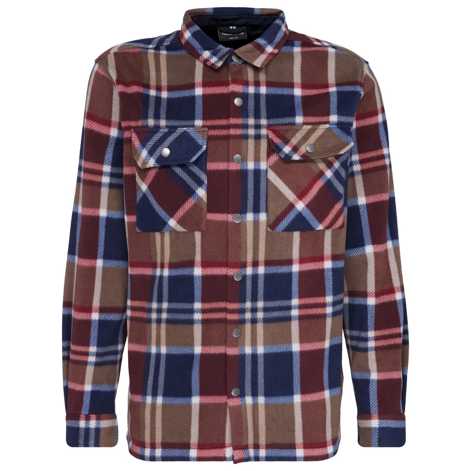 Мъжка риза с копчета Heber Peak TimberHe. Fleece Check Shirt - Navy / Multi