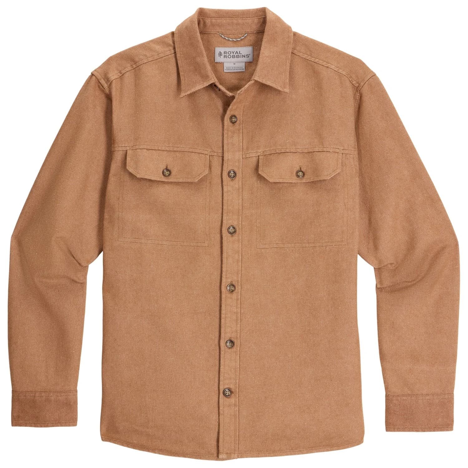 Риза с копчета Royal Robbins Ouds Rest Hemp L/S Shirt - Pecan Htr