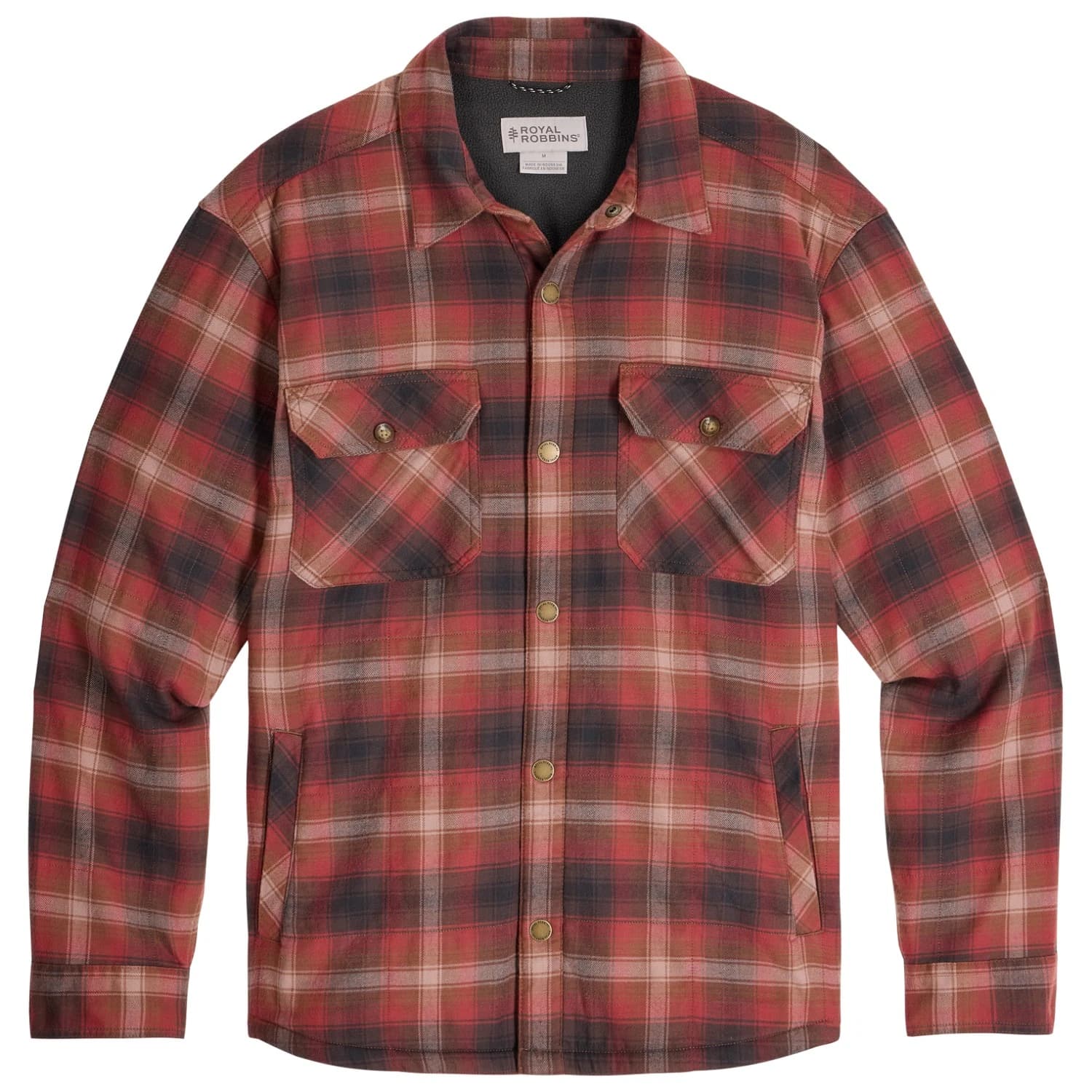 Риза с копчета Royal Robbins Vista Flannel Shacket Casual jacket - Spice Grizzly Pld