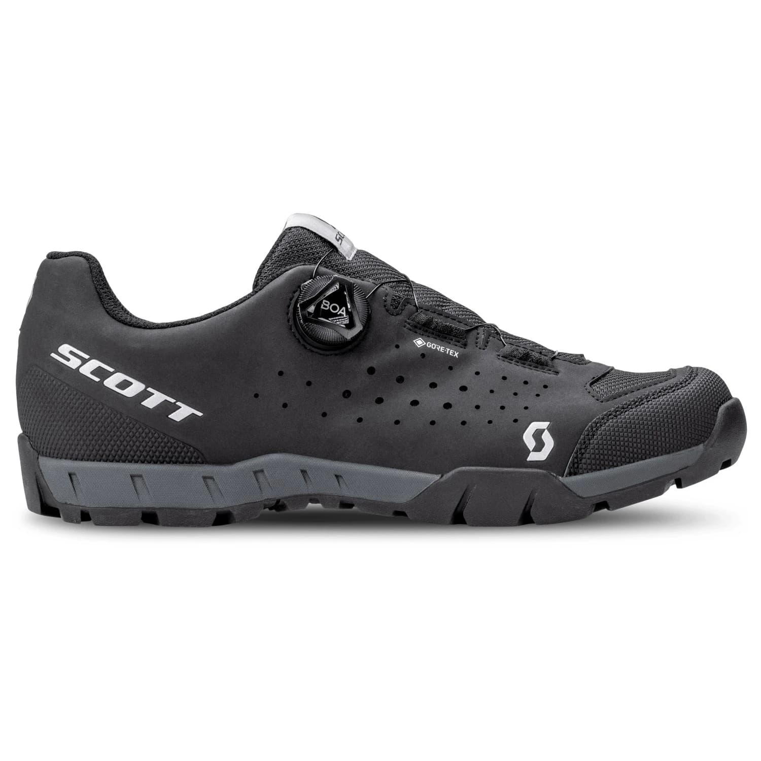 Мъжки обувки за планинско колоездене Scott Sport Trail Evo GORE-TEX Cycling shoes - Black / Silver
