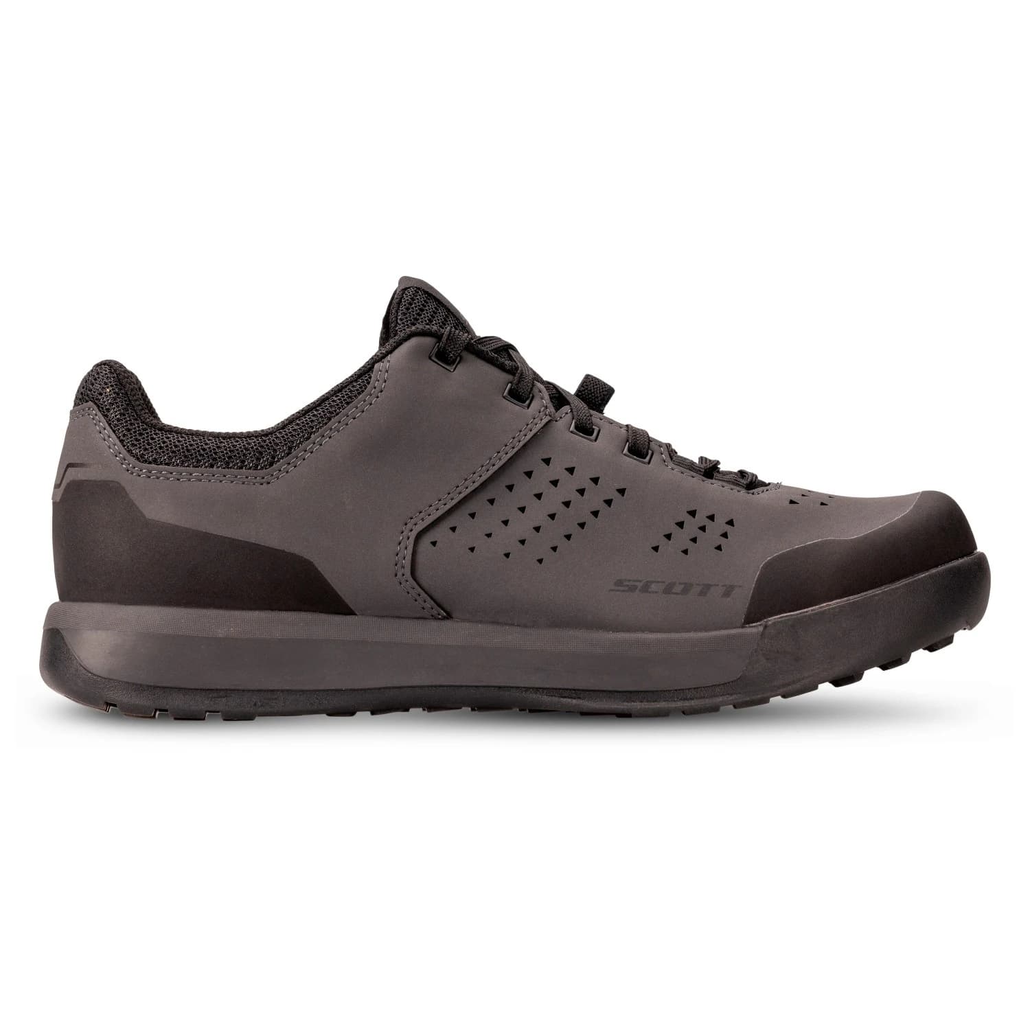 Обувки за планинско колоездене Scott MTB Shr-Alp Flat Lace Cycling shoes - Dark Grey / Black