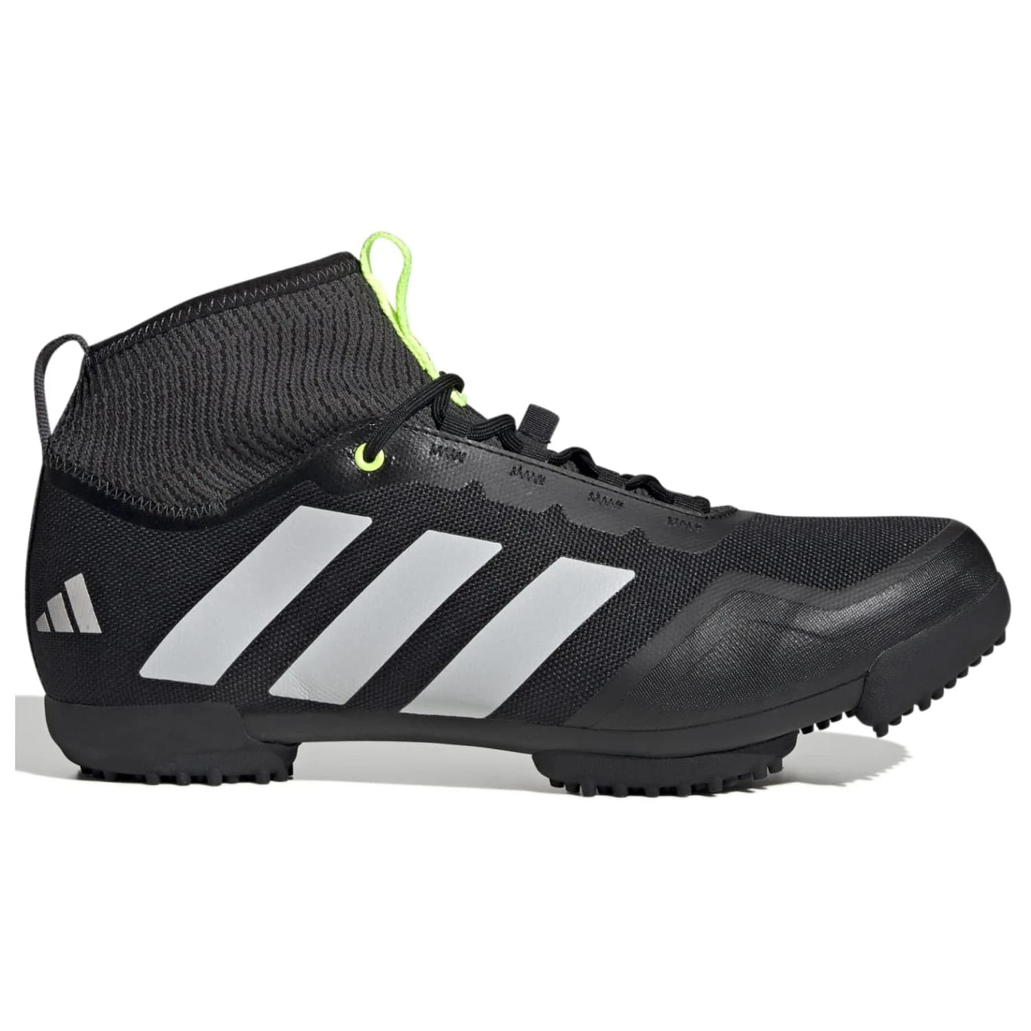 Обувки за шосеен велосипед adidas The Gravel Shoe 2.0 Cycling shoes - Core Black / FTW White / Lucid Lemon