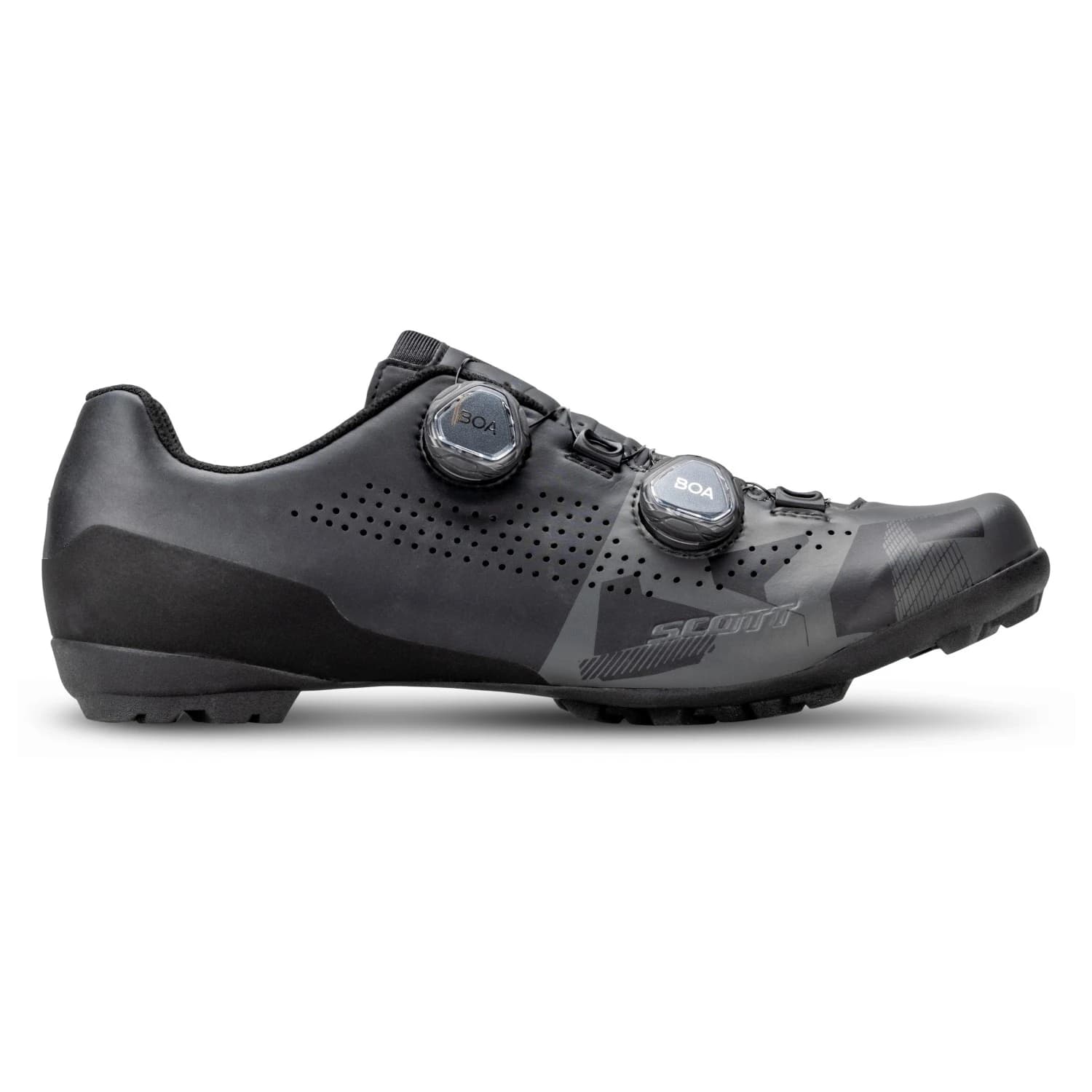 Мъжки обувки за gravel колоездене Scott Gravel RC Cycling shoes - Matt Black / Anthracite Grey